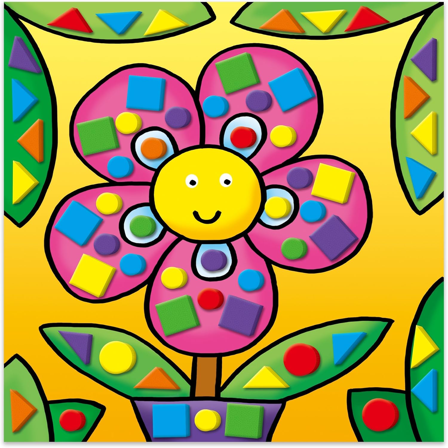 Galt First Mosaic Pictures - Educational Foam Tile Art Set for Kids 3+ 4