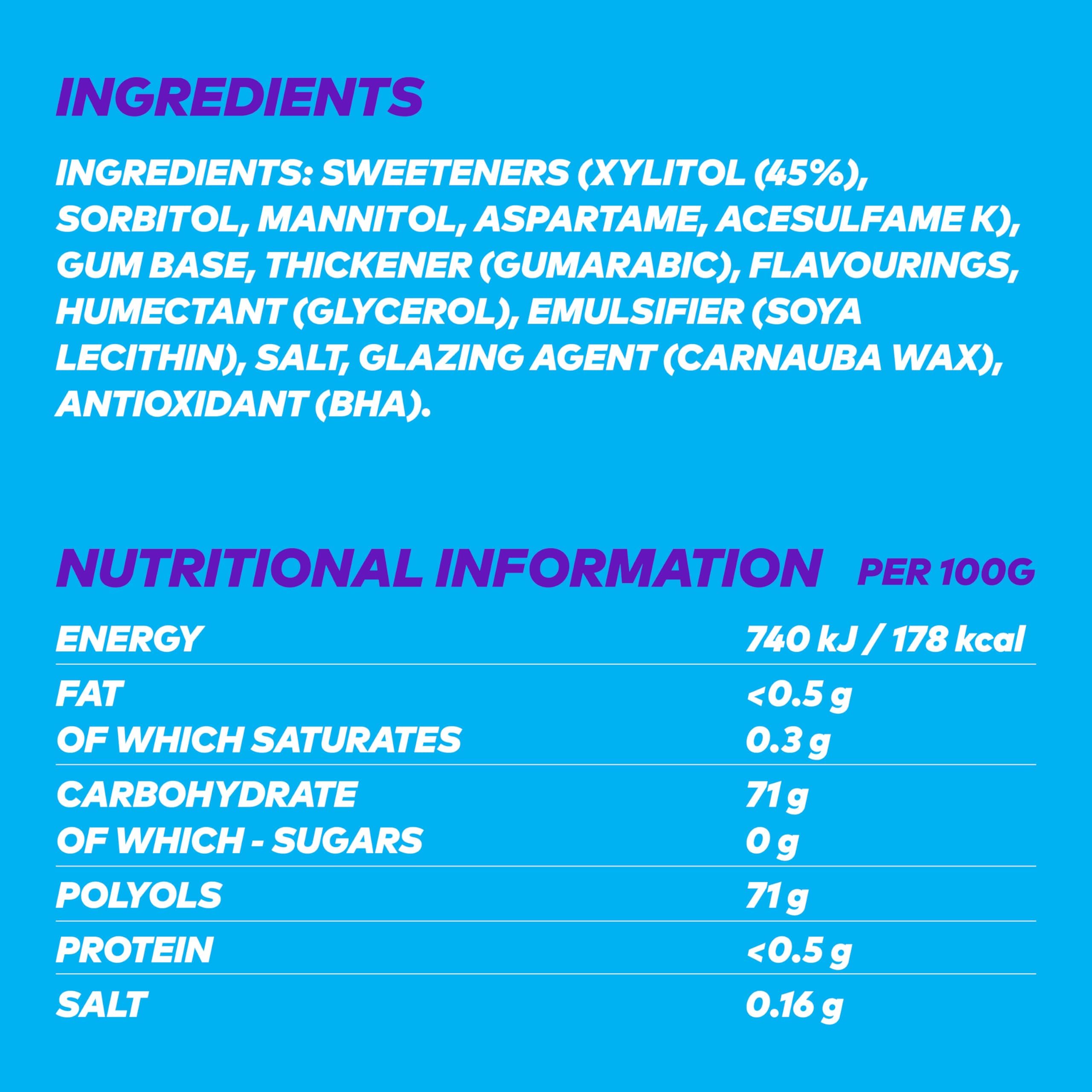 Extra Plus Hydro Spearmint Sugar Free Chewing Gum | Bulk Case 16 Packs (112 Pieces)