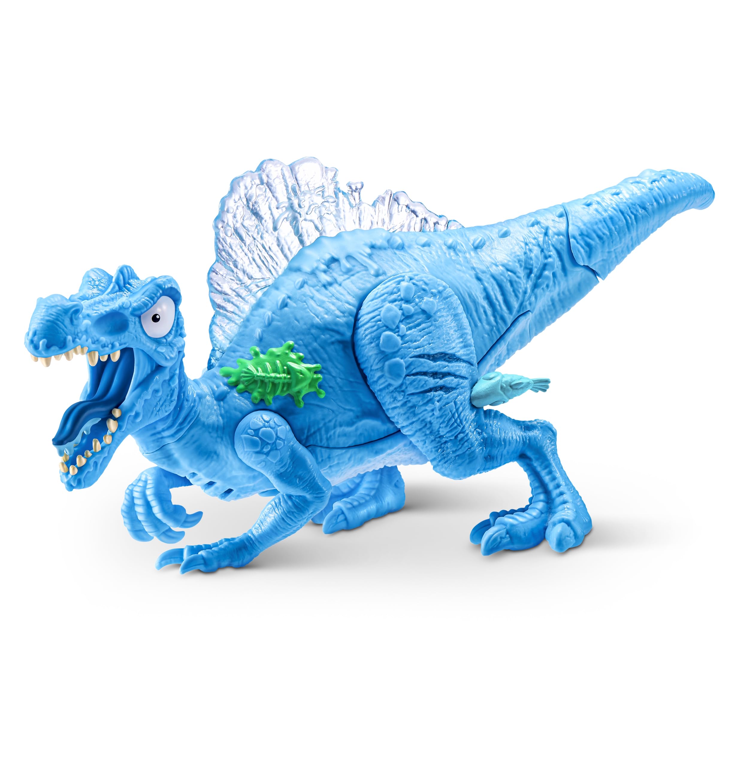 Smashers Mega Jurassic Light Up Ice Age (Spinosaurus) by ZURU - Building Playset with Light-Up Dino & Roar Feature 5