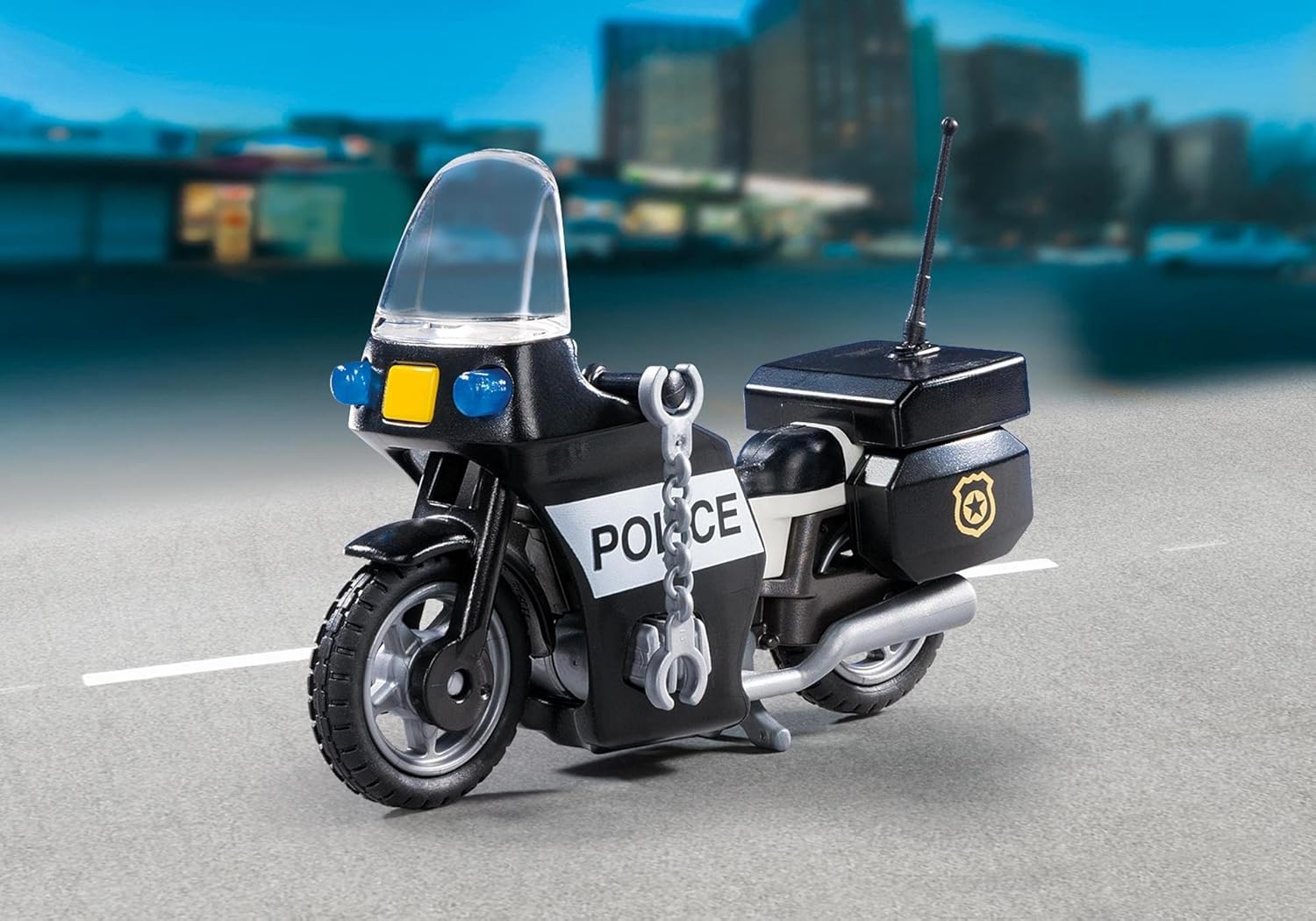 Playmobil 5648 City Action Police Carry Case - Collectible Playset with Motorcycle & Officer Figure 4