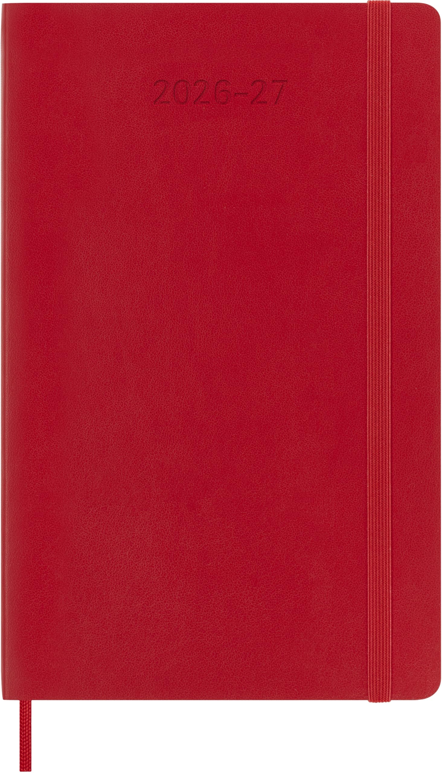 Moleskine 18-Month Weekly Planner 2026-2027 Large Scarlet Red | Ruled Notes Page | Flexibound 2