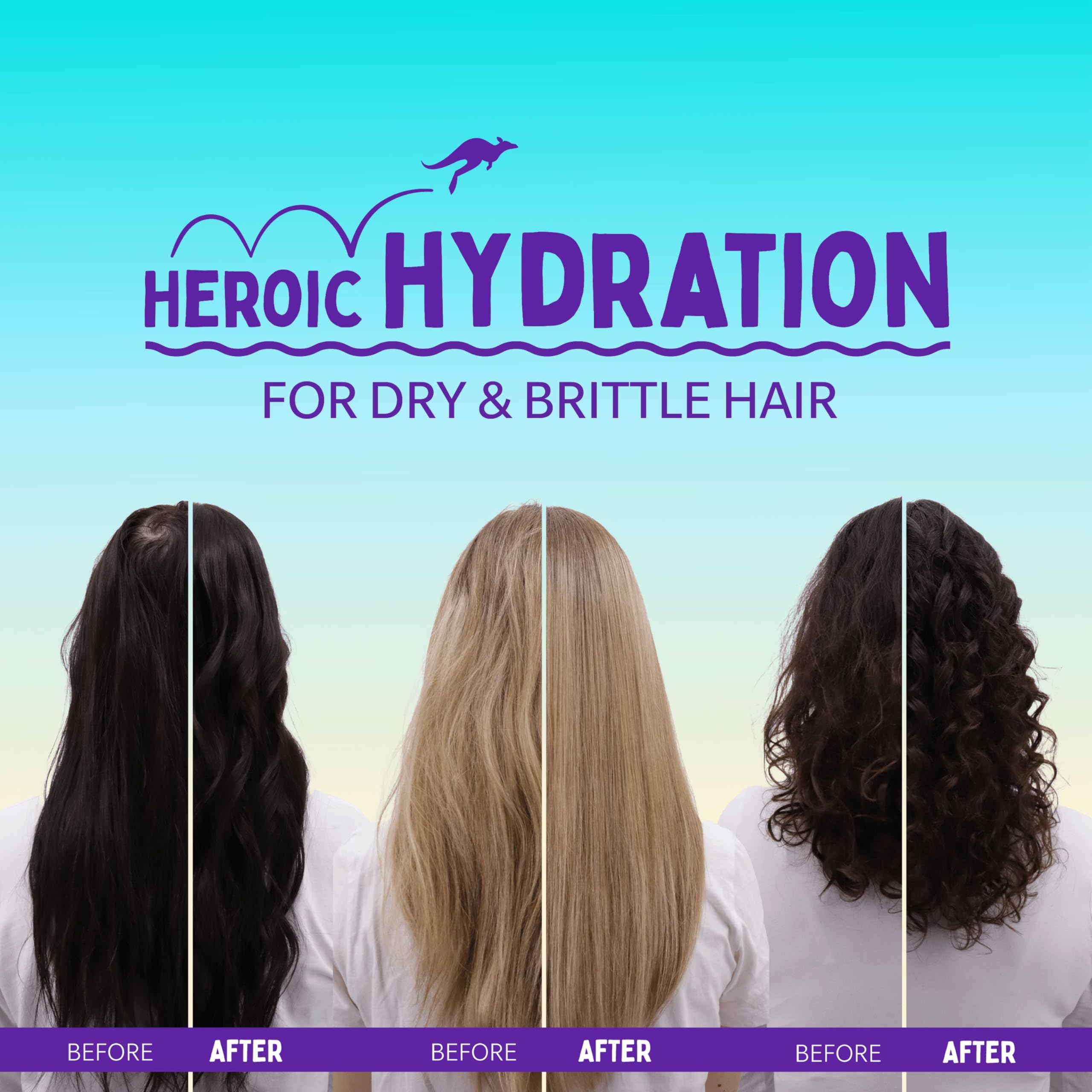 Aussie Miracle Moist Detangling Conditioner 1L - Infused with Macadamia Nut Oil 7