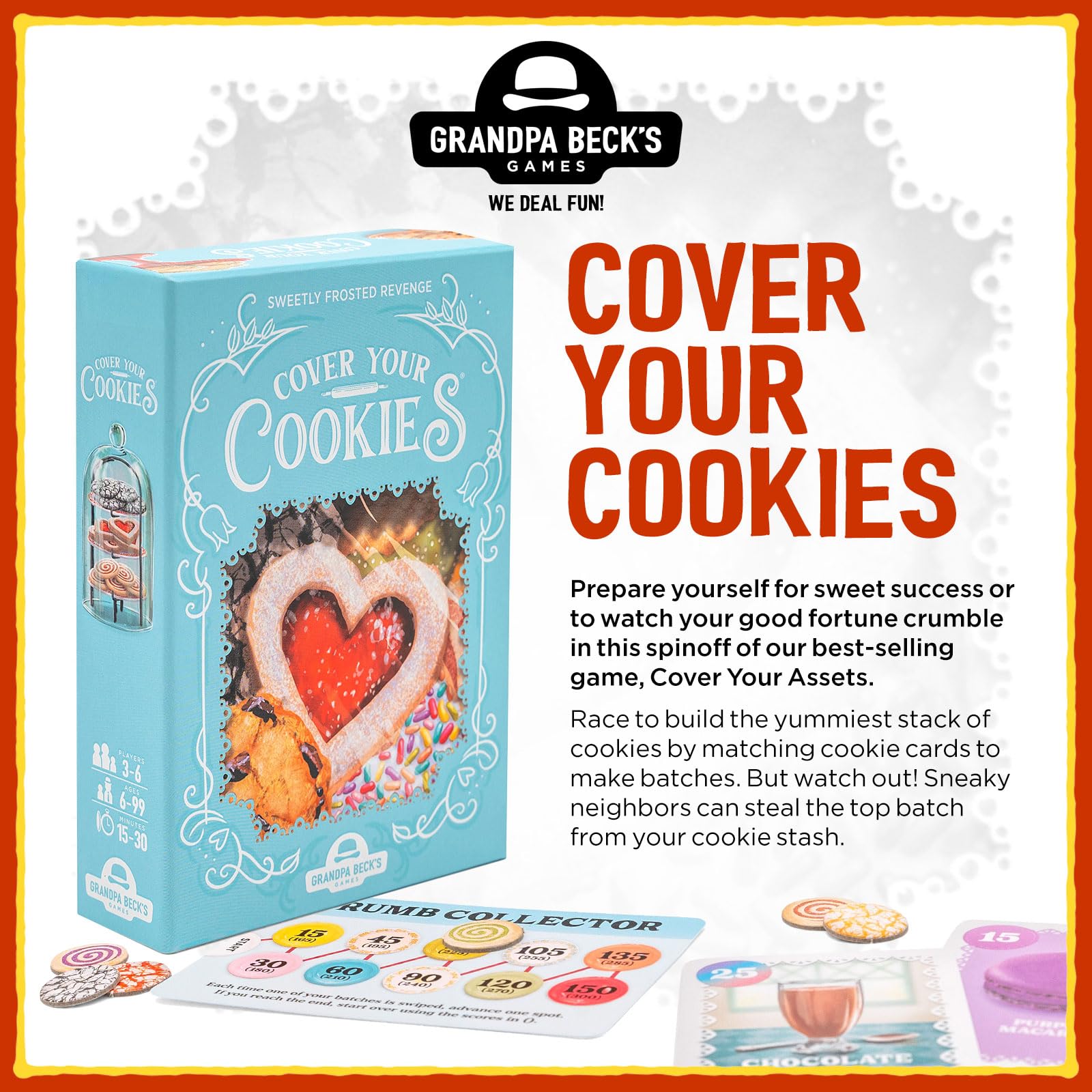 Grandpa Beck's Games Cover Your Cookies Card Game 8