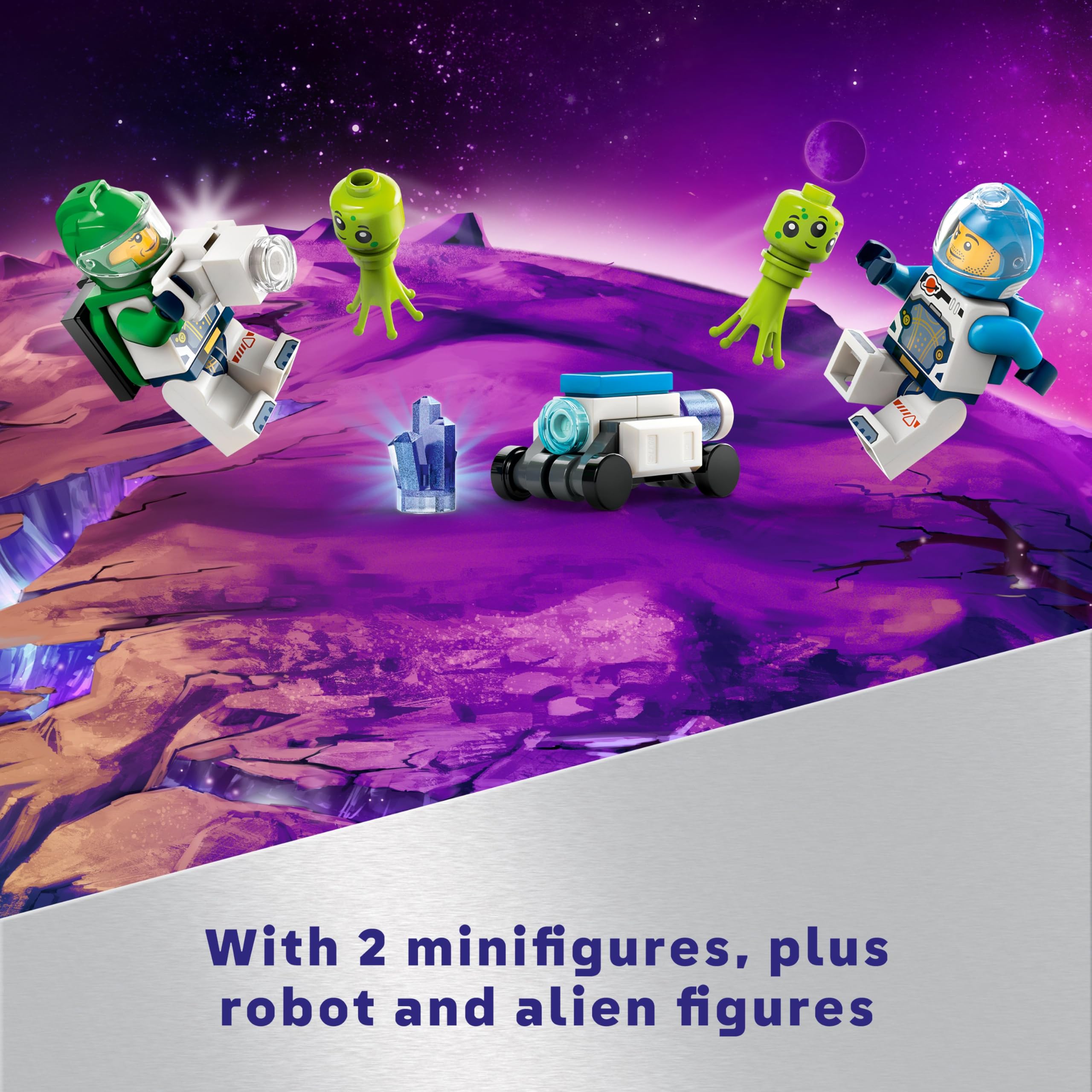 LEGO City Space Explorer Rover and Alien Life Building Set - 311-Piece Playset for Ages 6+ 13