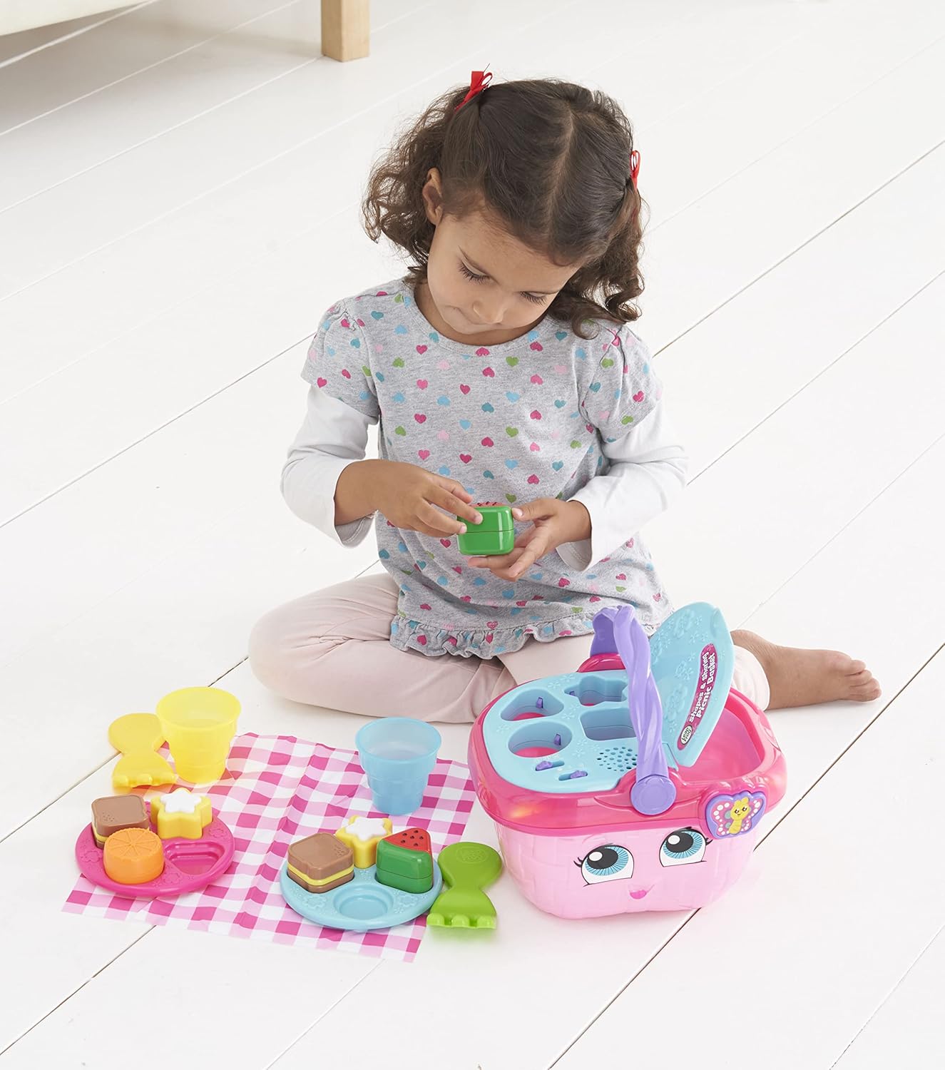 LeapFrog Shapes & Sharing Picnic Basket - Interactive Educational Toy for Ages 6-36 Months 18