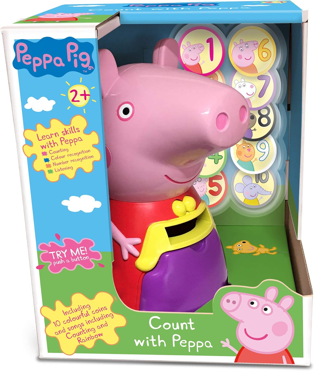 Peppa Pig Count with Peppa Interactive Learning Toy with 10 Coins 6