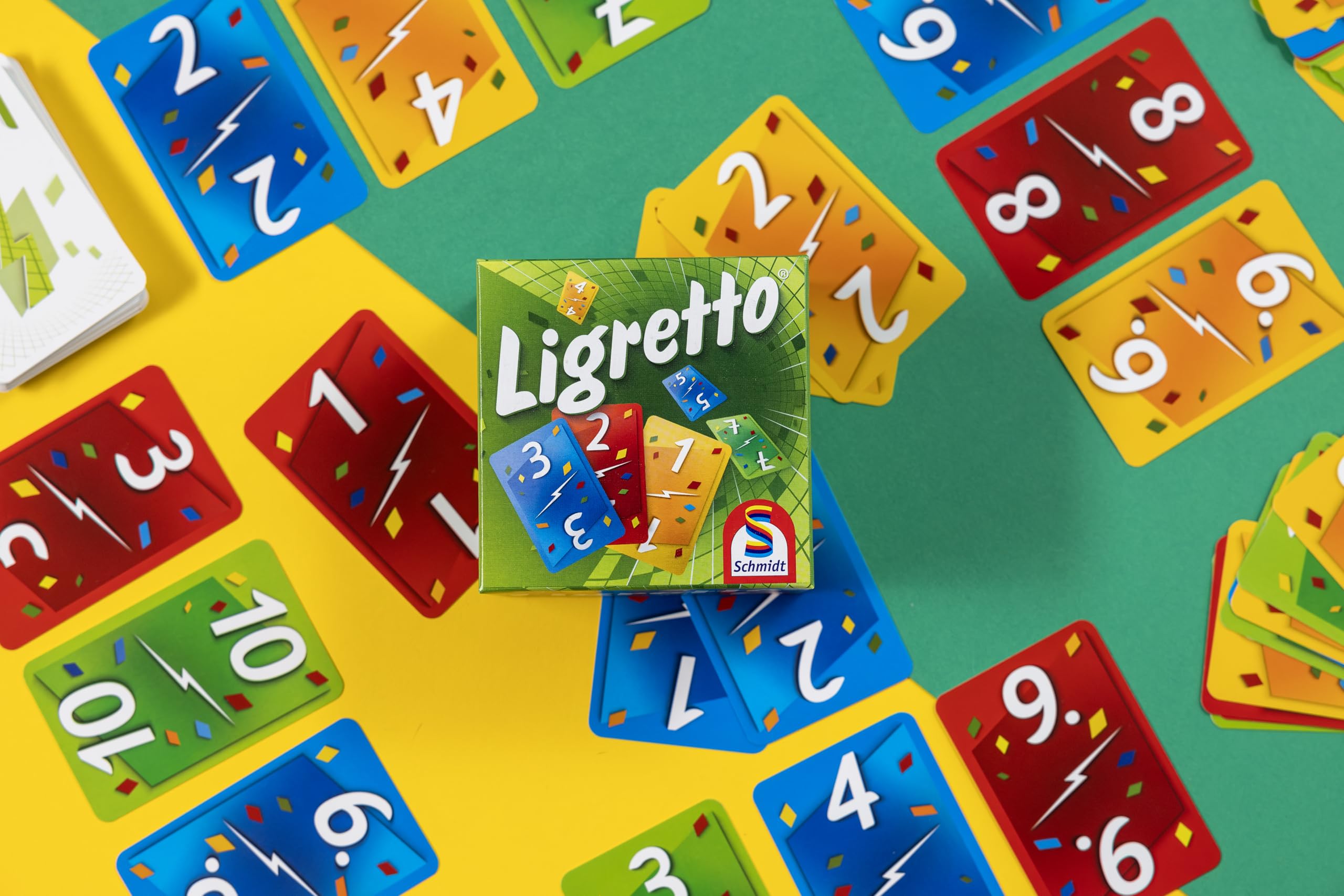 Schmidt Ligretto Green Card Game - Ages 8+ | 2-4 Players | 15 Mins Playtime