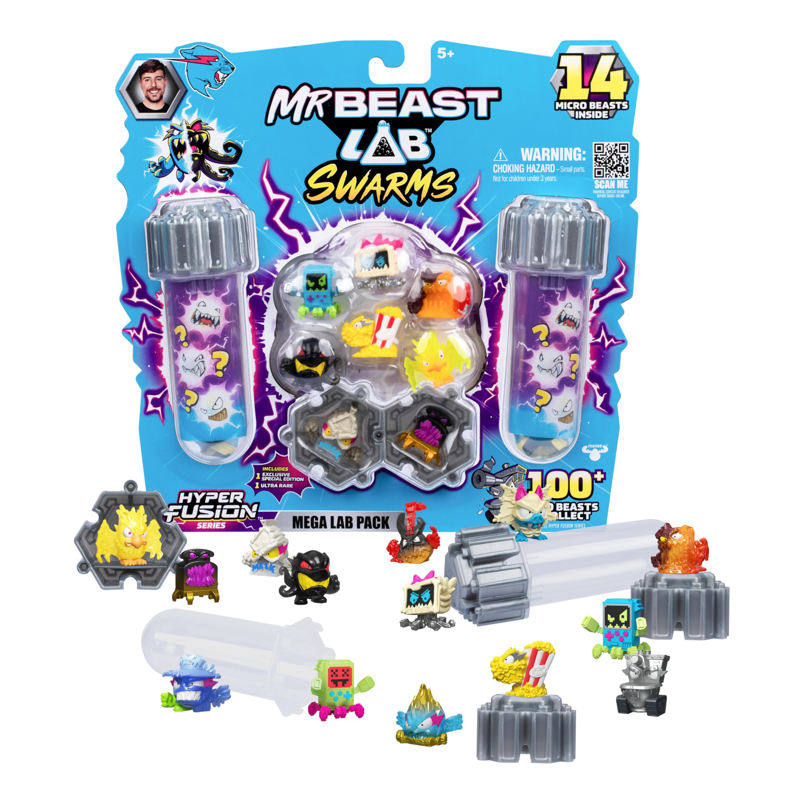 MrBeast Lab Swarms Hyper Fusion Series - Milk Bones Collectibles Mega Lab Pack