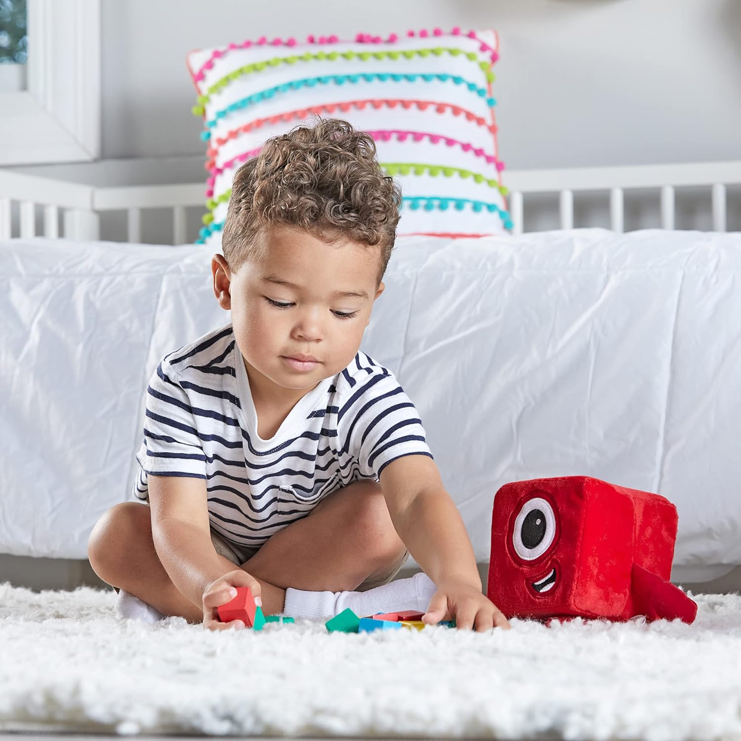 Numberblocks One Plush Toy - Soft Tactile Stuffed Animal for Toddlers 18 Months+ 8