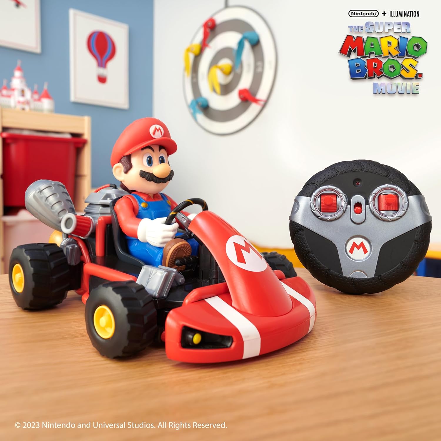 Super Mario Bros. Movie R/C Car - 2.4GHz Remote Control Vehicle with Moving Head & Hands 9