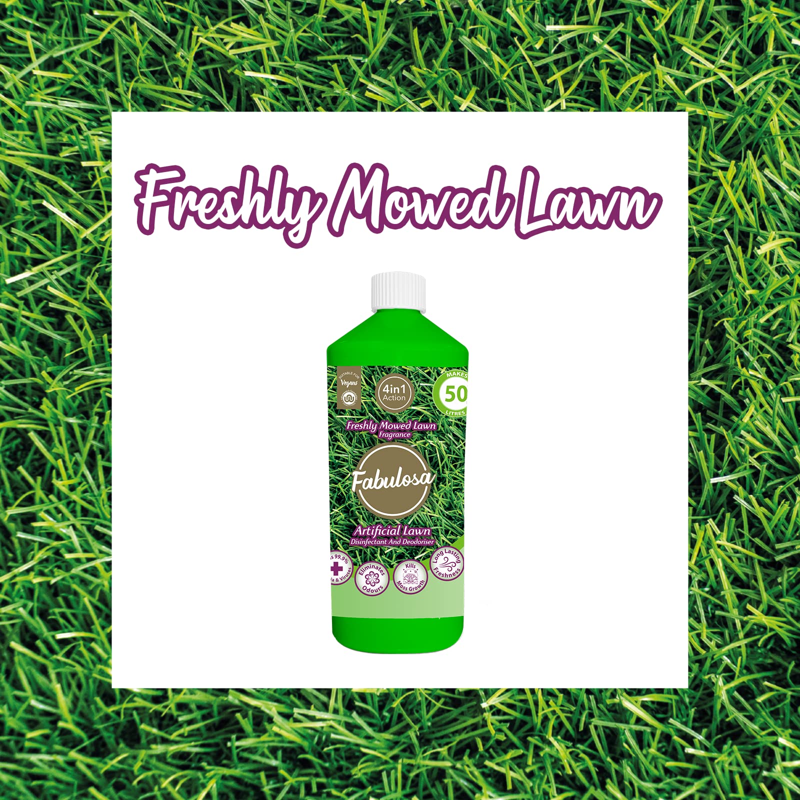 Fabulosa 4 in 1 All Purpose Disinfectant and Deodoriser for Pet Areas | Kills 99.9% Bacteria | 1 L