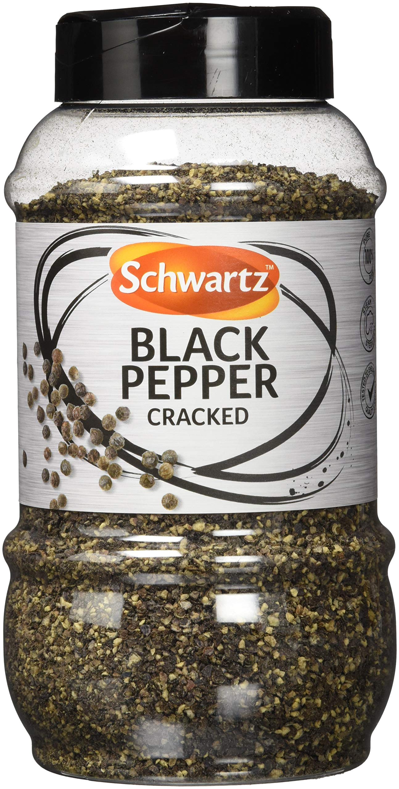 Schwartz Cracked Black Pepper - Woody & Lemony Flavor | 380g 1