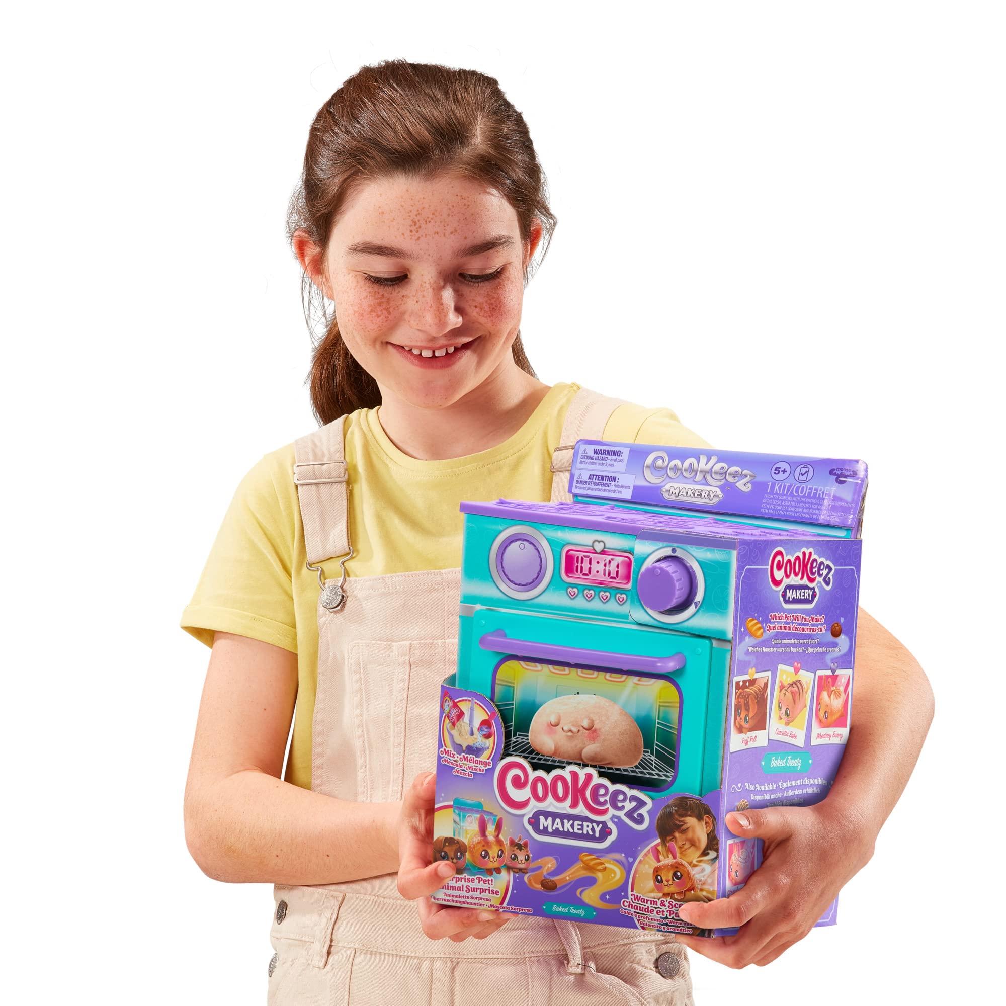 Cookeez Makery Oven Playset - Interactive Baked Treatz Plush Toy for Ages 5+ 7