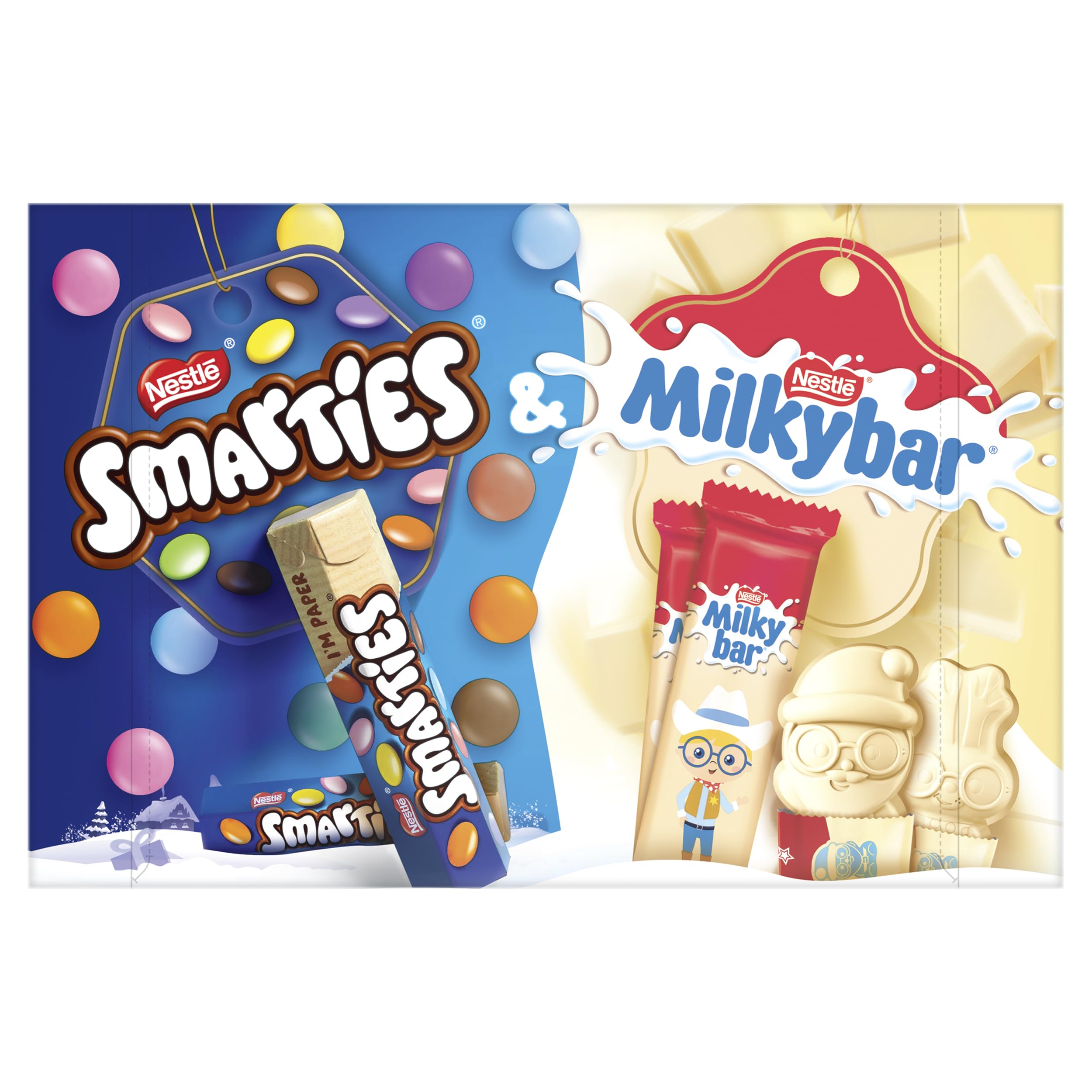 Nestlé Medium Selection Box - Assorted Chocolate Bars in Festive Gift Packaging