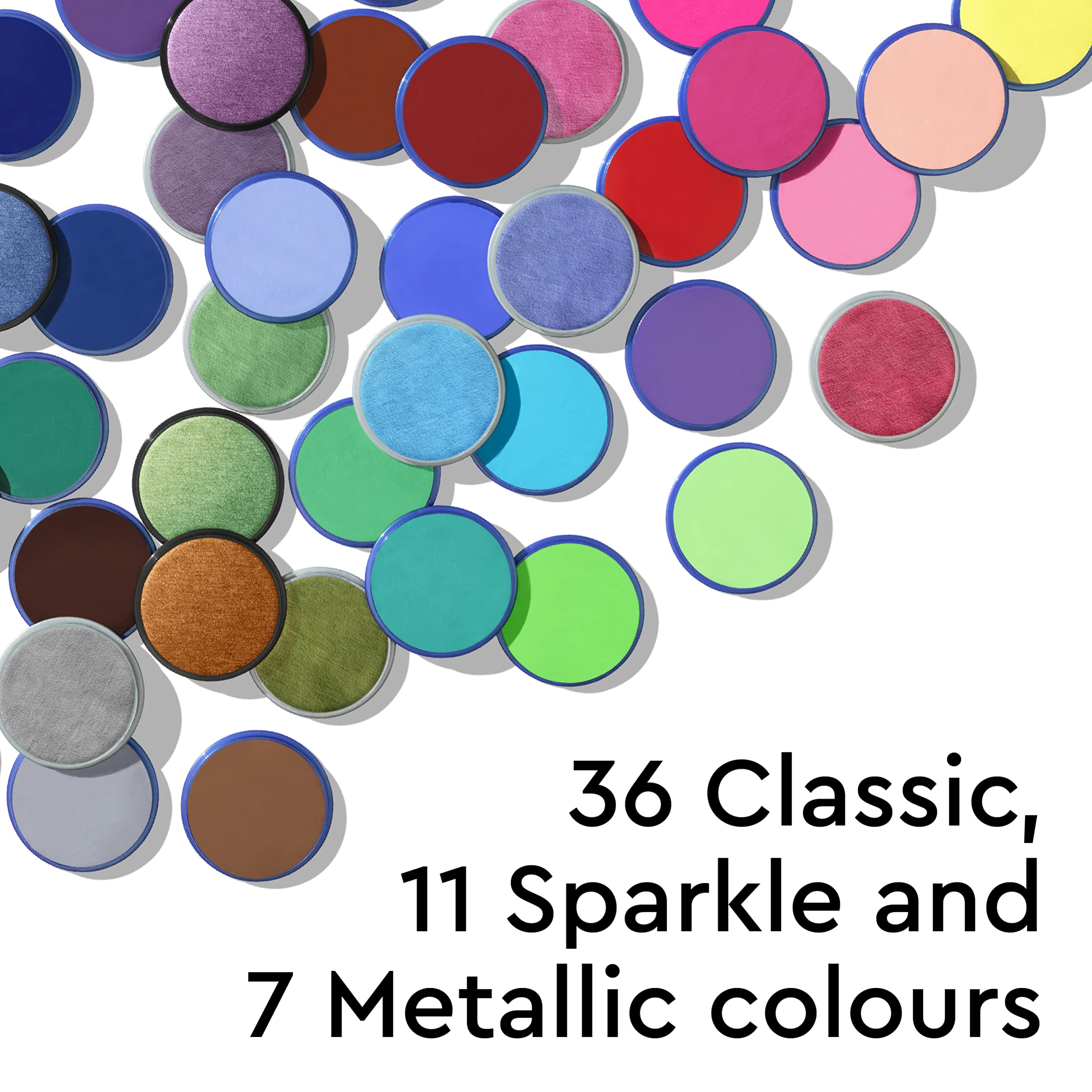 Snazaroo – Klassische Gesichts- und Körperfarbe (18 ml) – Himmelblau 5