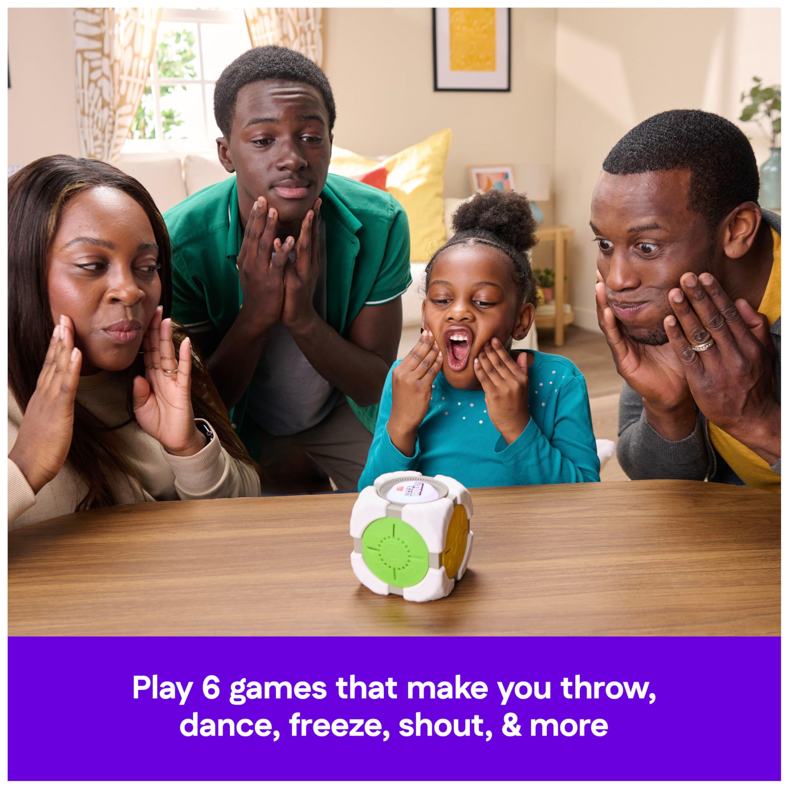 Beat the Parents: Let's Roll! - 6-in-1 Electronic Family Game Cube for Kids 8+ 5