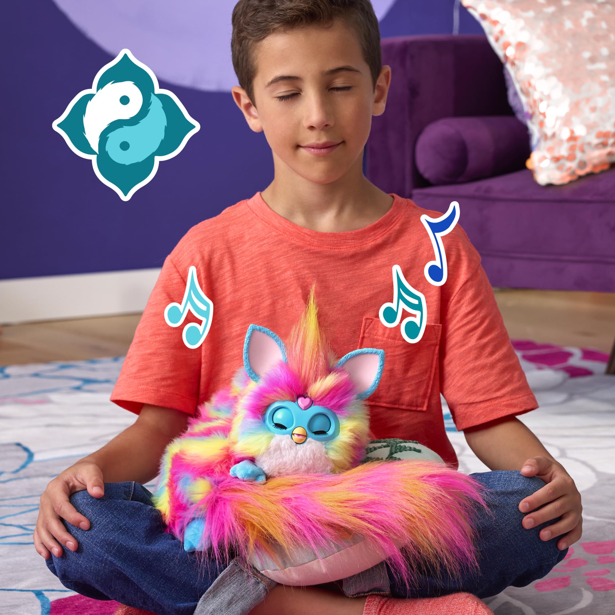 DJ Furby Interactive Plush Toy - Music, Lights & 5 Modes for Kids 6+ 9