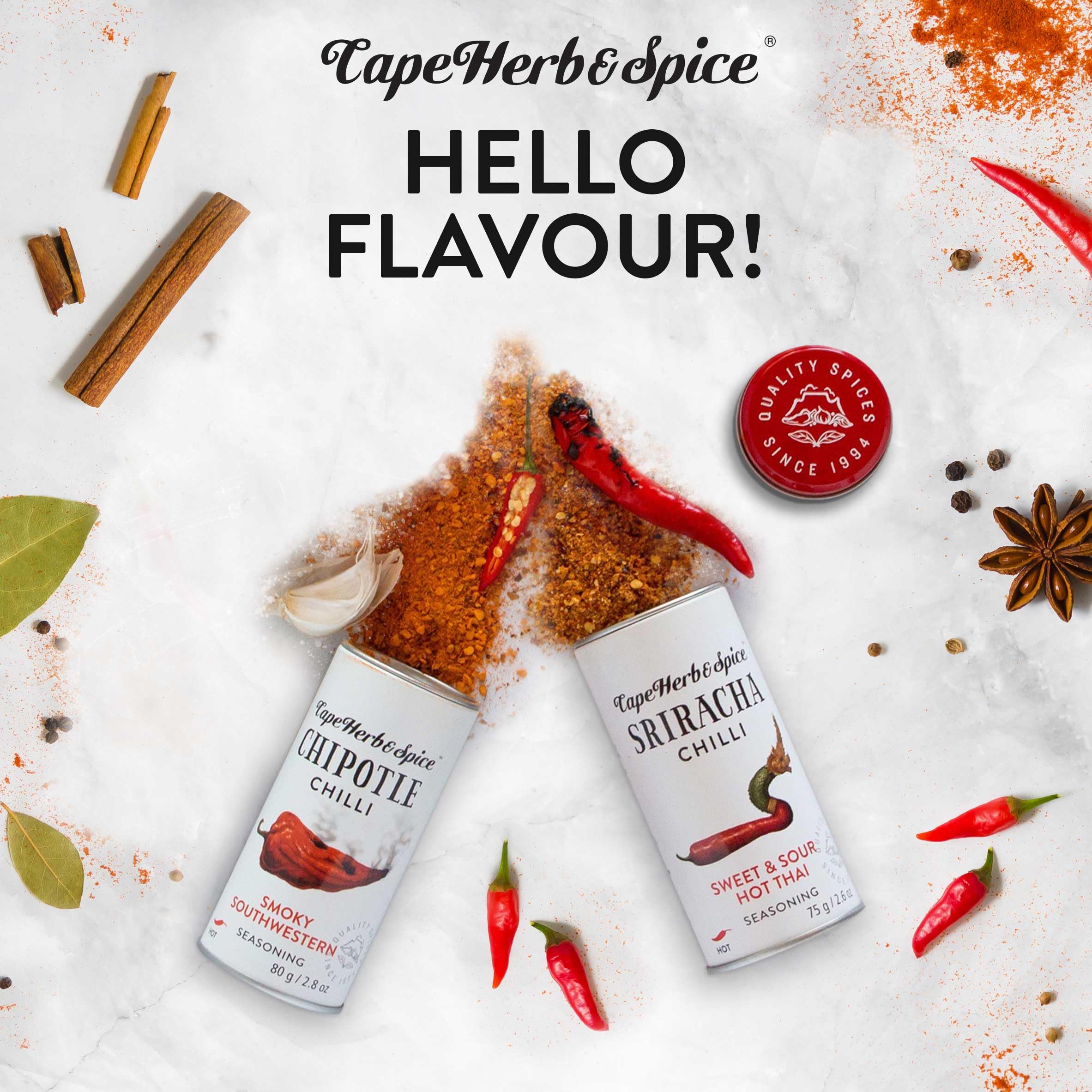 Cape Herb & Spice - Sriracha Chilli Sweet & Sour Hot Thai Seasoning Condiment 7
