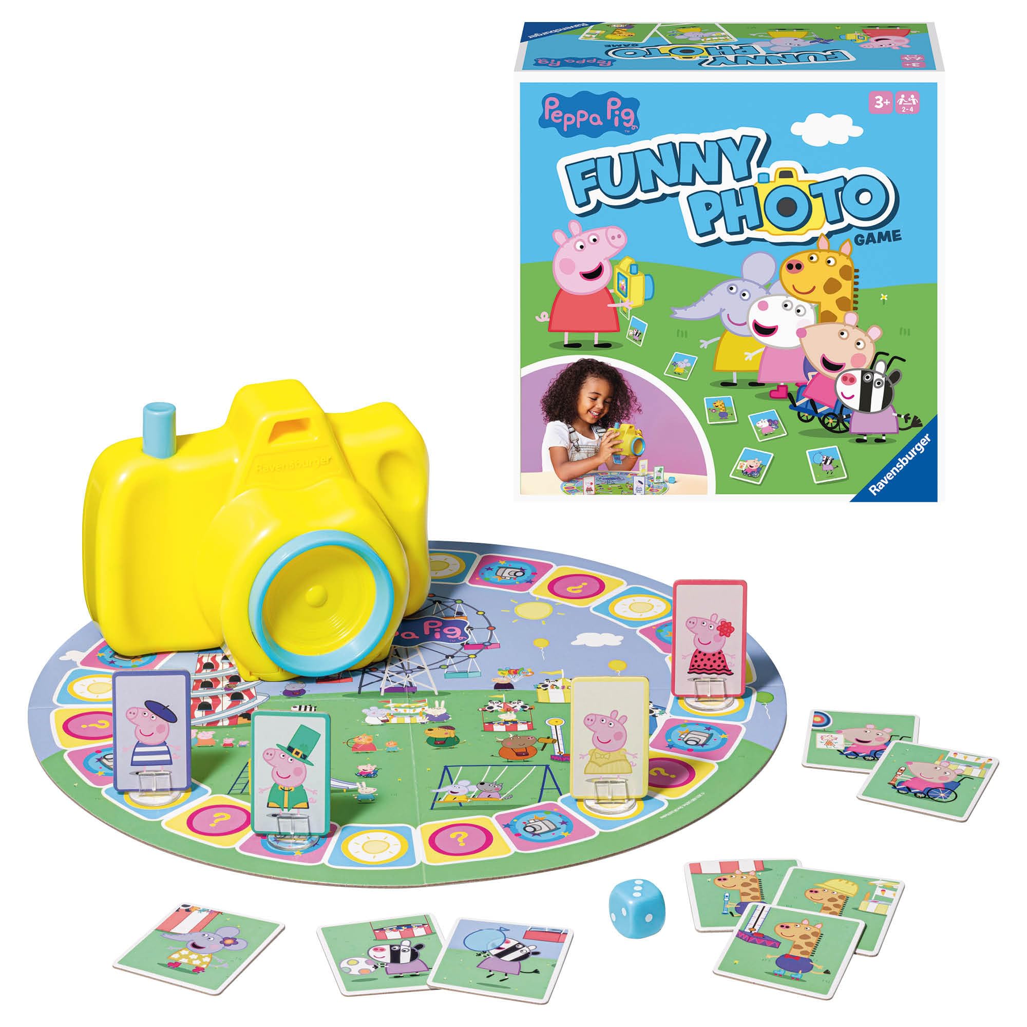 Ravensburger Peppa Pig Funny Photo Kids Game - Board Game for Children, 2-4 Players 2