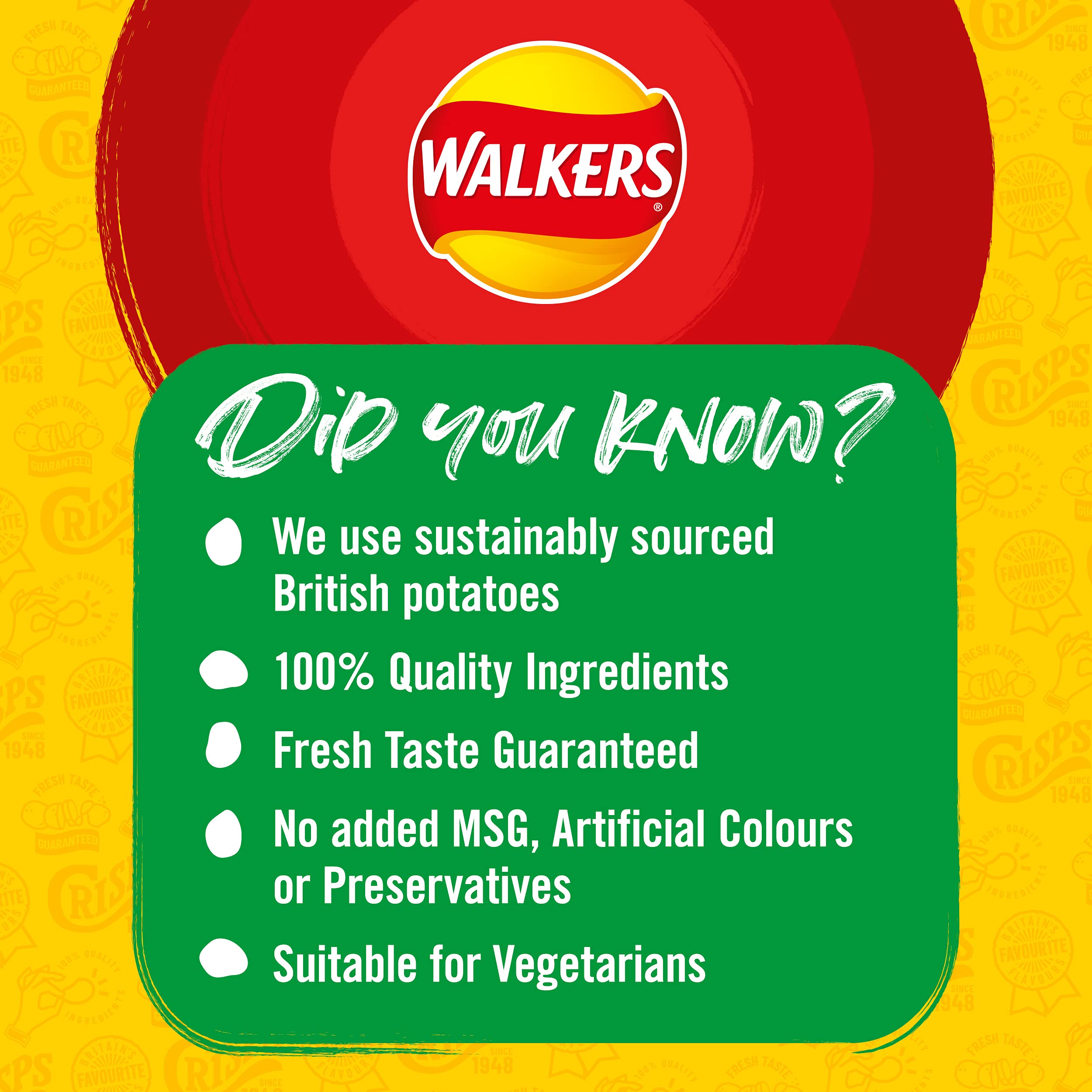 Walkers - Tomato Ketchup Crisps Multipack 32 x 32.5g 3