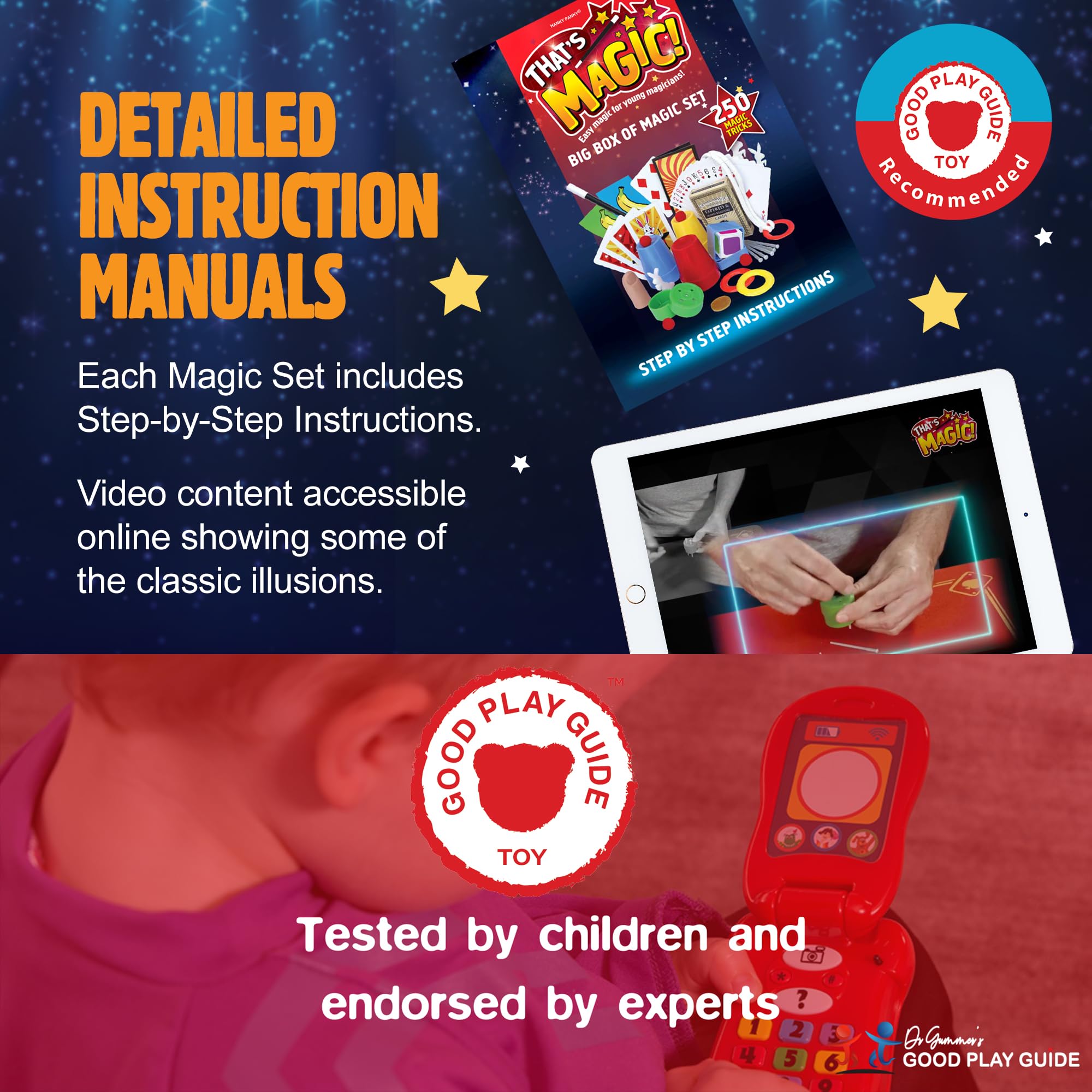 Hanky Panky That's Magic Amazing Magic Set - 100 Easy Tricks | Ages 7+ 4