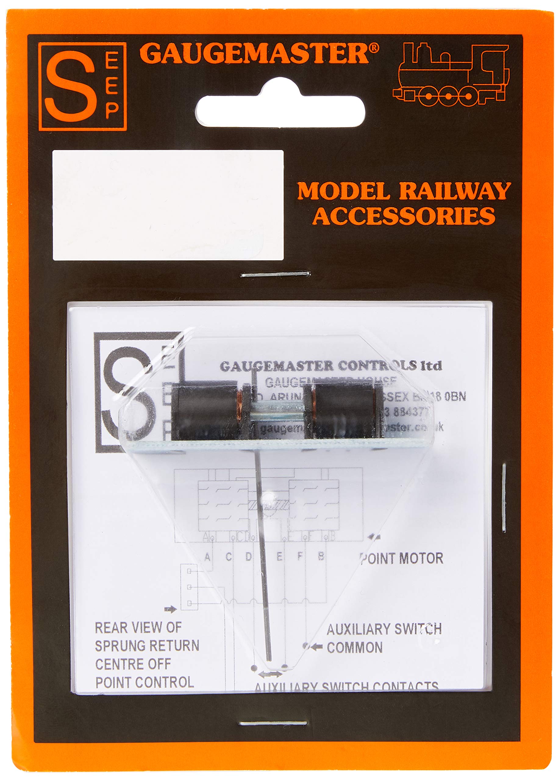 Gaugemaster PM2 SEEP Point Motor with No Polarity Switch - Black 3