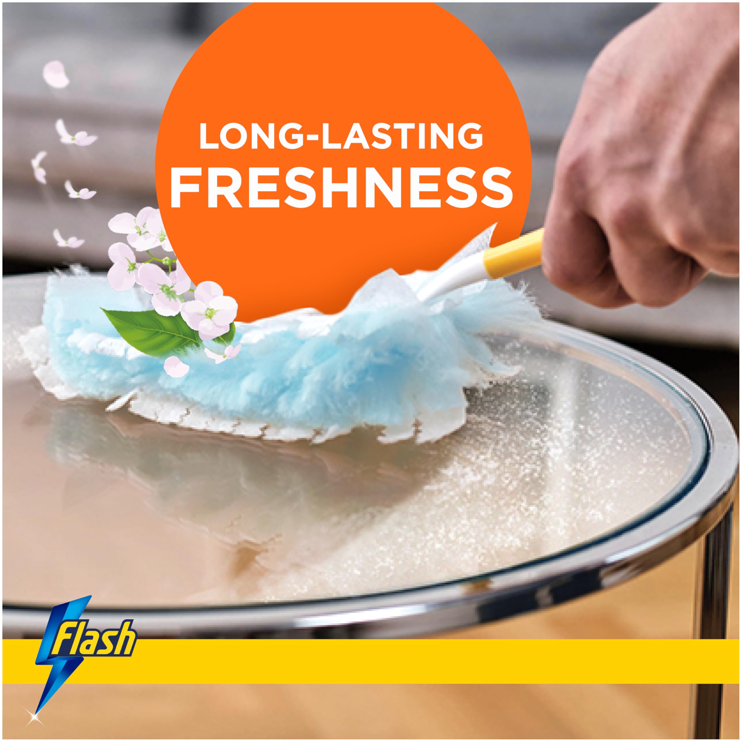 Flash - Dust Magnet Refills Fluffy Dusters 5 Pack Scented Cleaning Tools 3