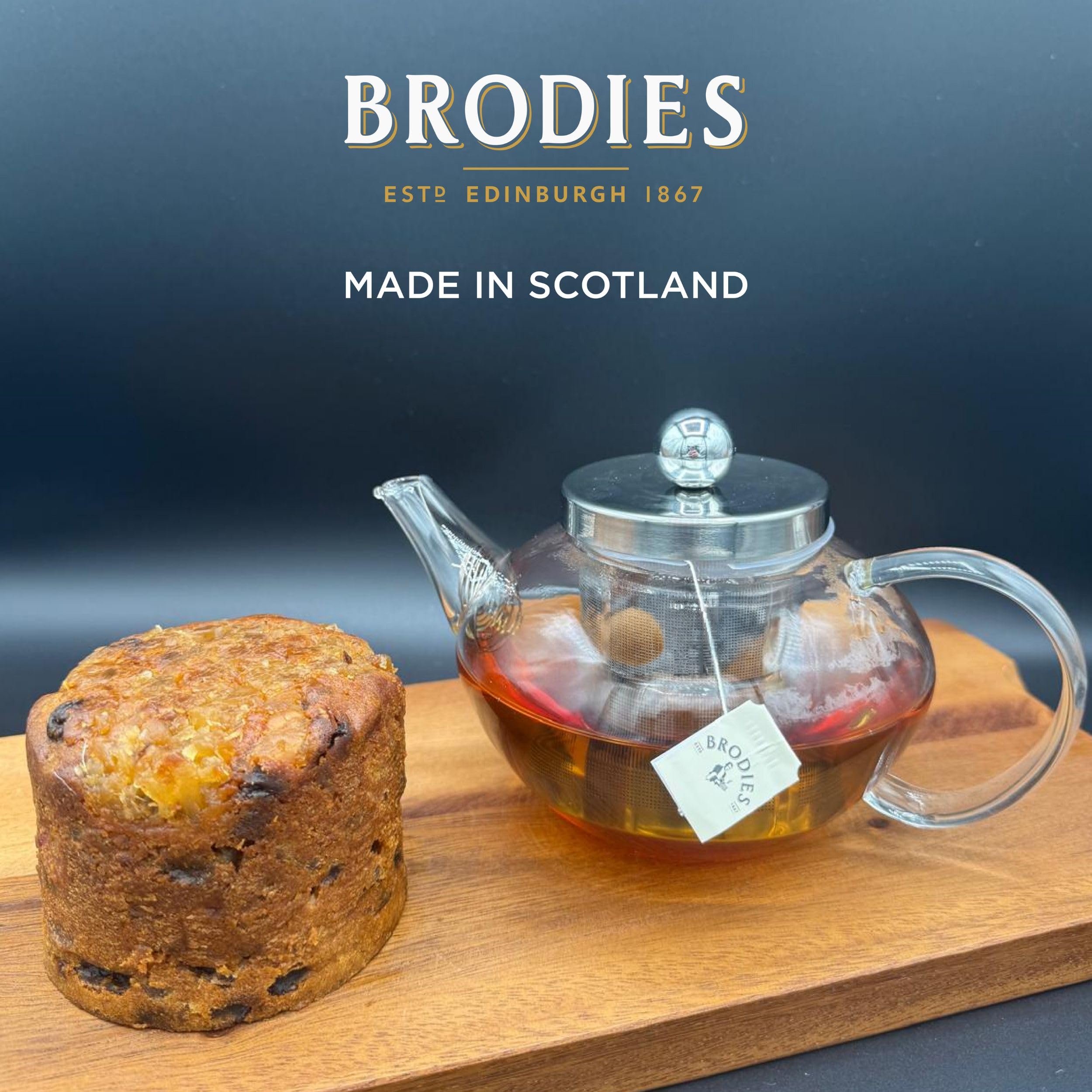 Brodies Traditional Scottish Fruit Cake - 315g - Infused with Ginger and Ale 5