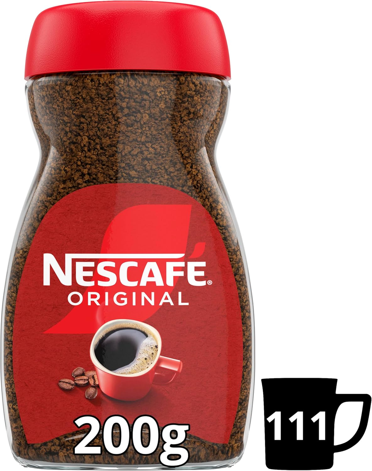 NESCAFÉ Original Instantkaffee 200 g – Reichhaltiges Aroma, voller und kräftiger Geschmack