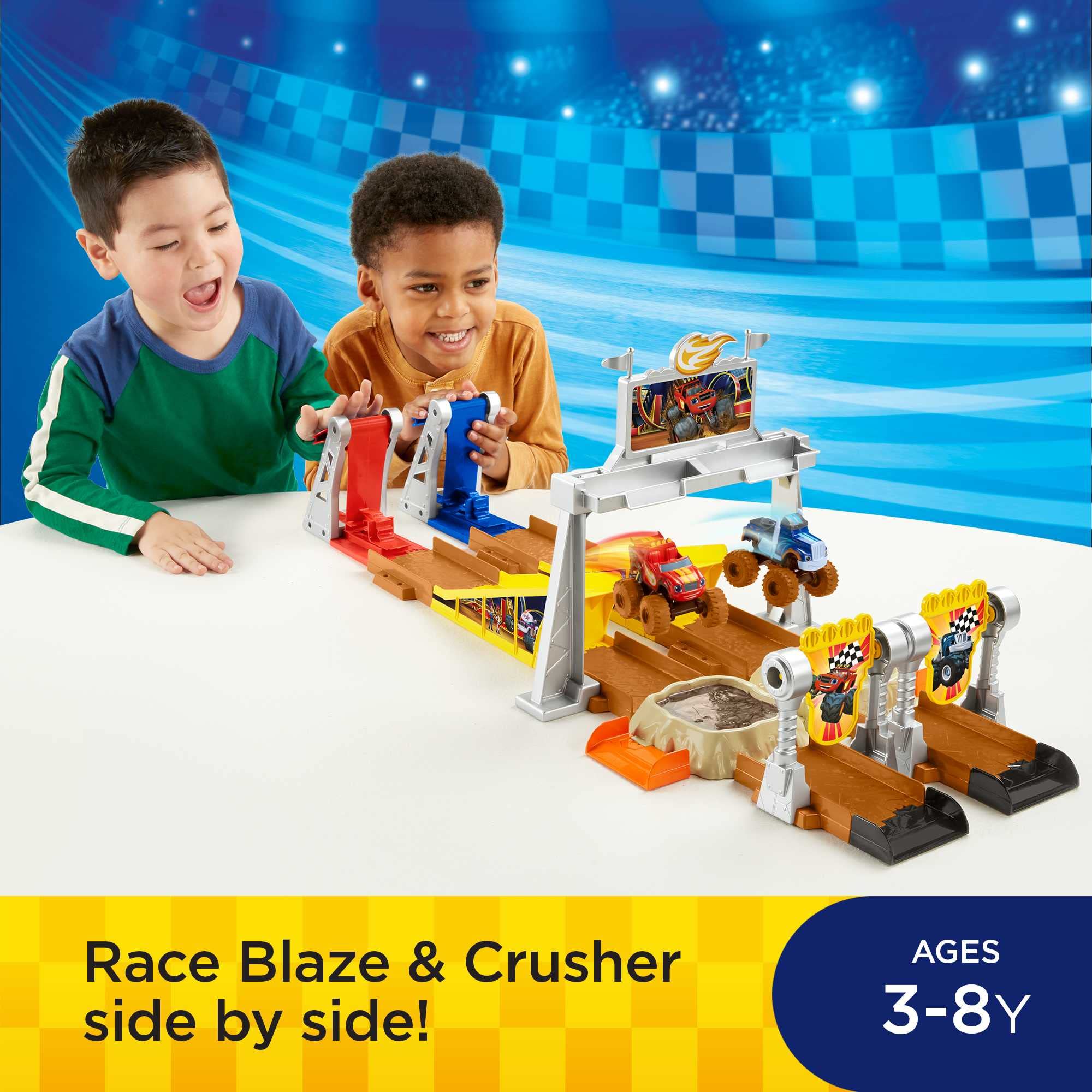 Fisher-Price Nickelodeon Blaze and the Monster Machines Mud Pit Race Track 5