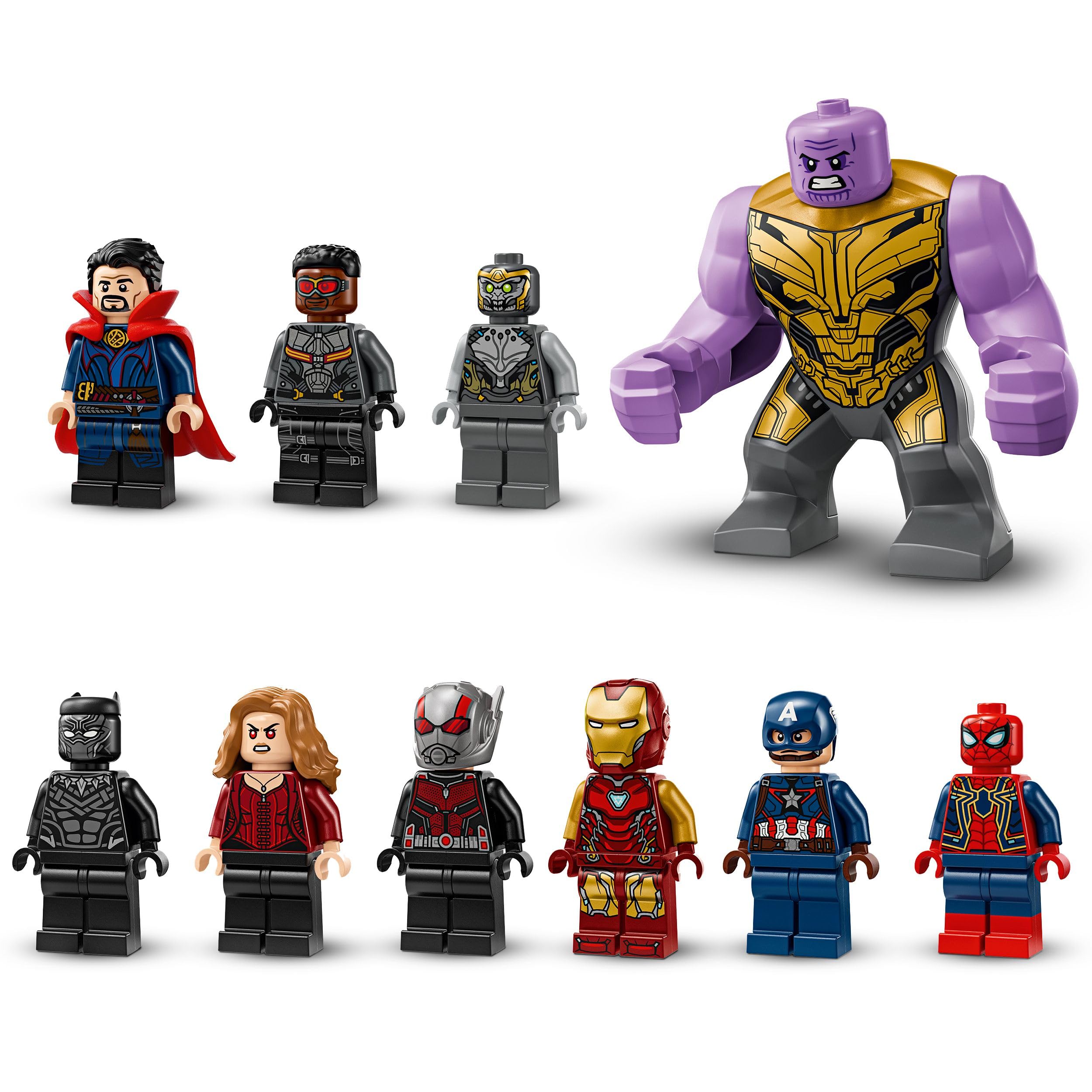 LEGO Marvel Avengers: Endgame Final Battle Building Toy with Thanos Figure - 621 Pieces