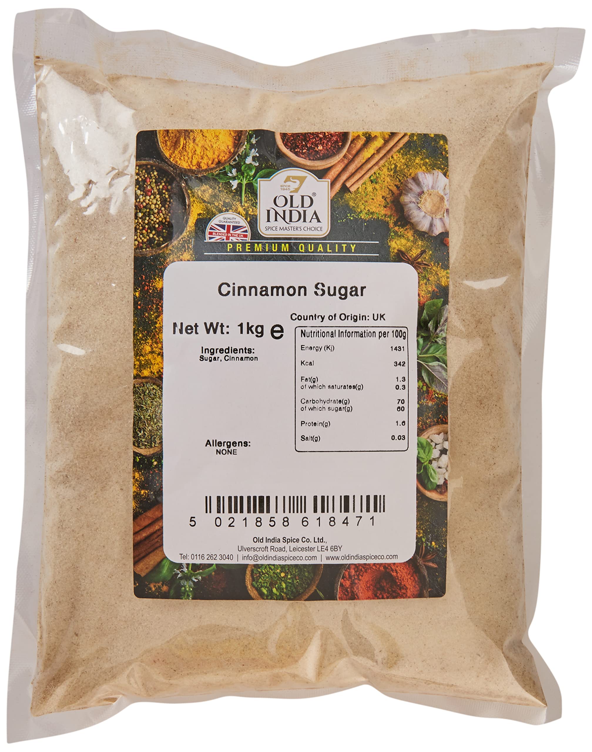 Old India Cinnamon Sugar 1kg
