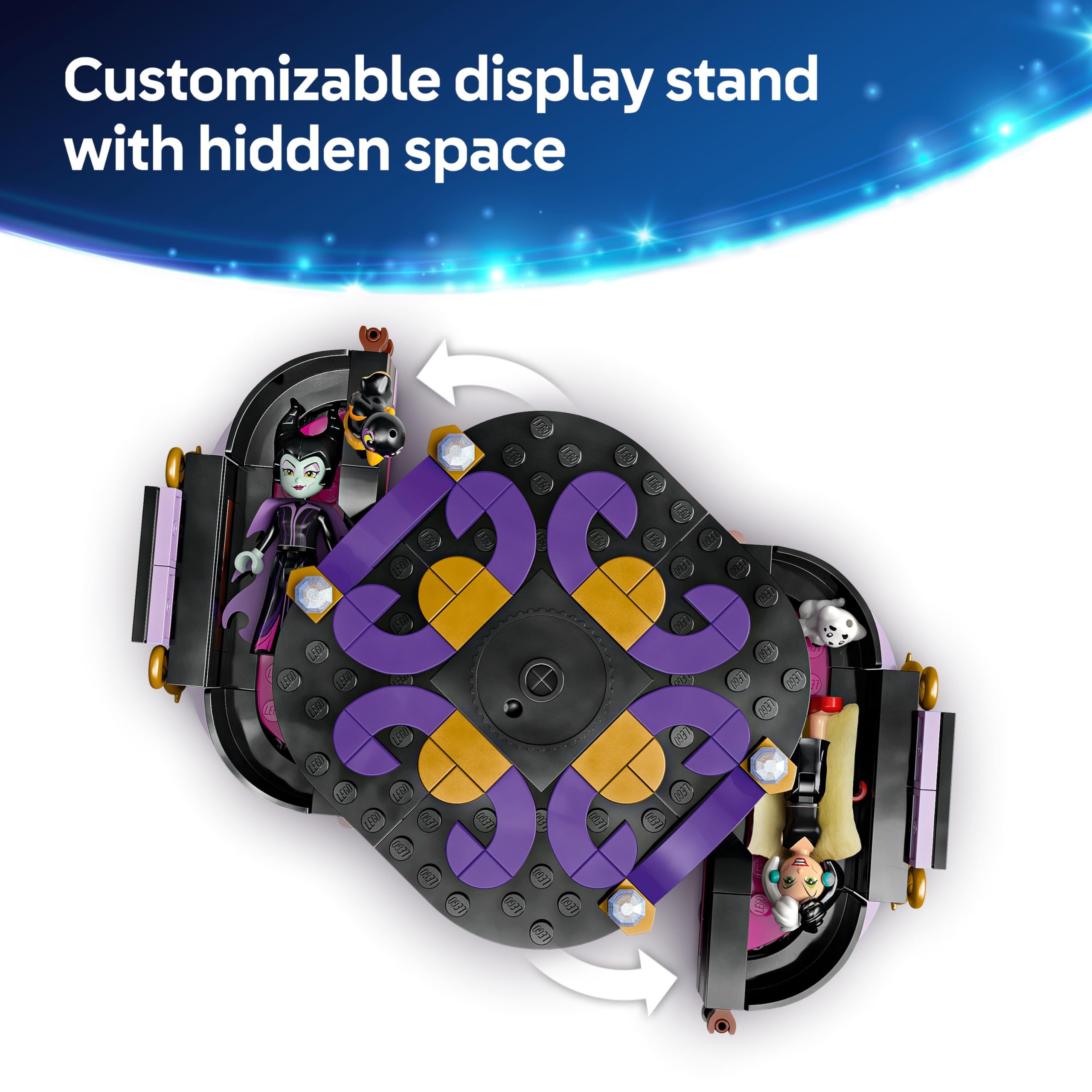 LEGO Disney Maleficent and Cruella De Vil Dresses Building Set - Creative Fashion Toy for 9+ 13