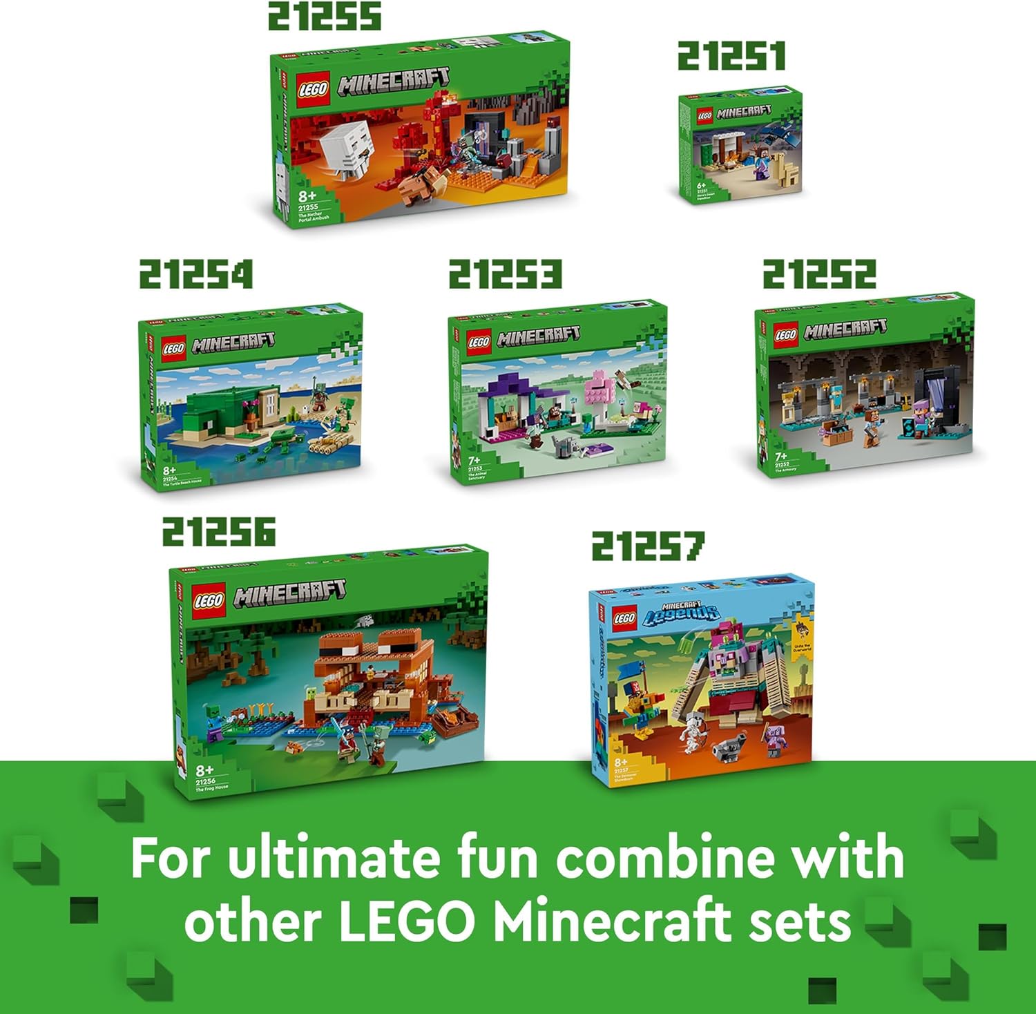 LEGO Minecraft The Frog House Building Set - 400-Piece Playset for Kids 8+ 5