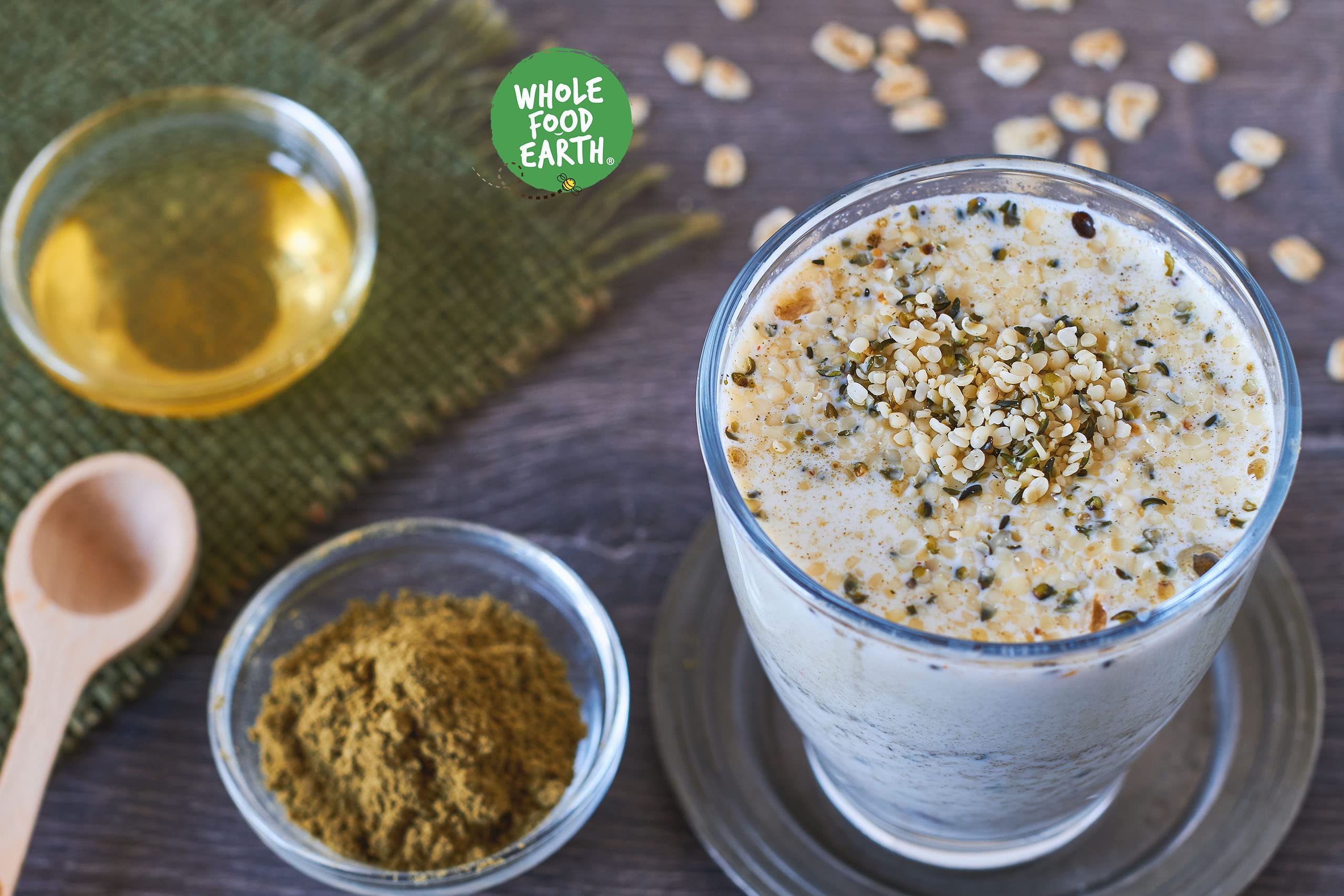 Wholefood Earth Organic Shelled Hemp Seeds - 250g | Raw | Vegan 3