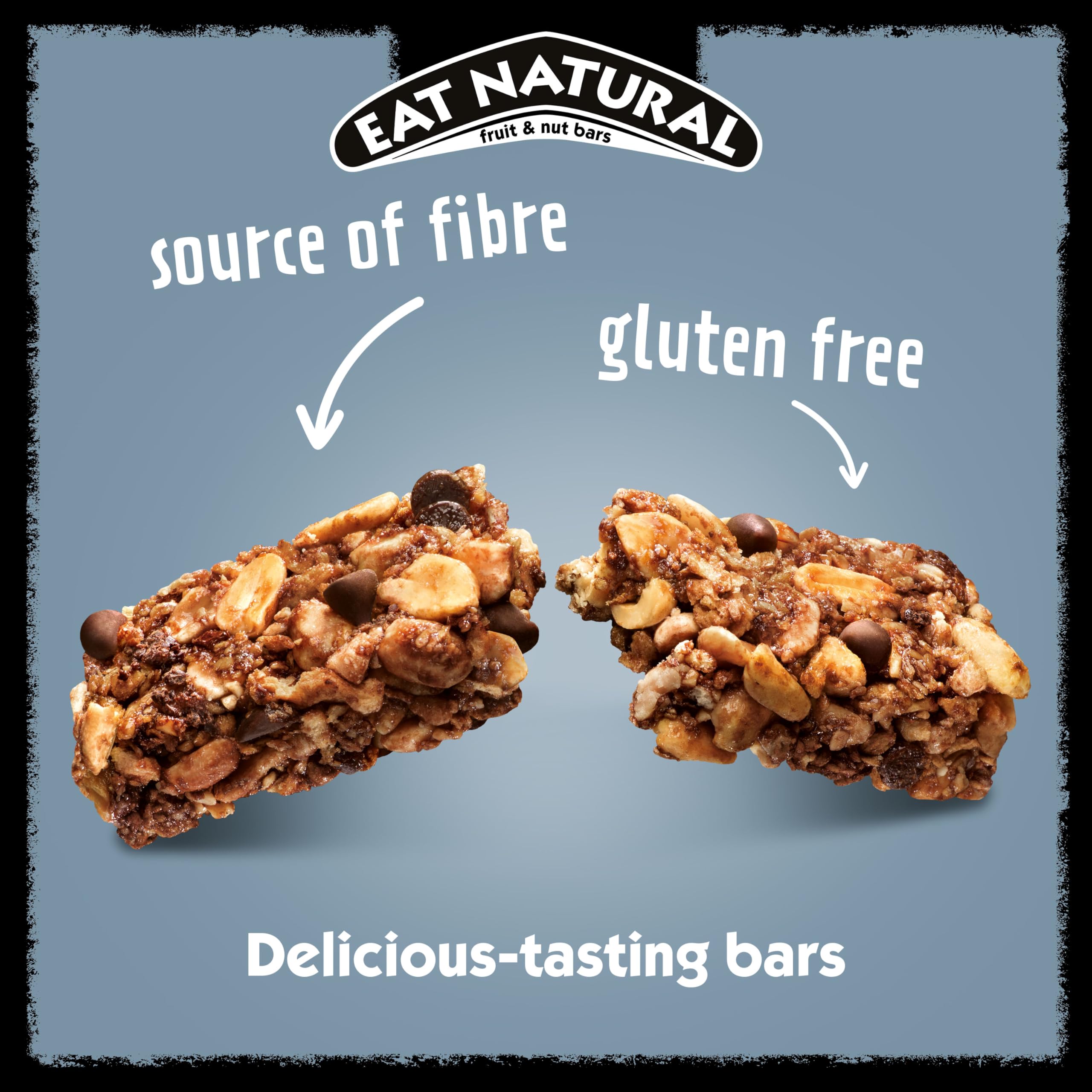 Eat Natural Protein Peanuts & Dark Chocolate Fruit & Nut Bars - Gluten Free, High Protein | 12 x 40g Bars 3