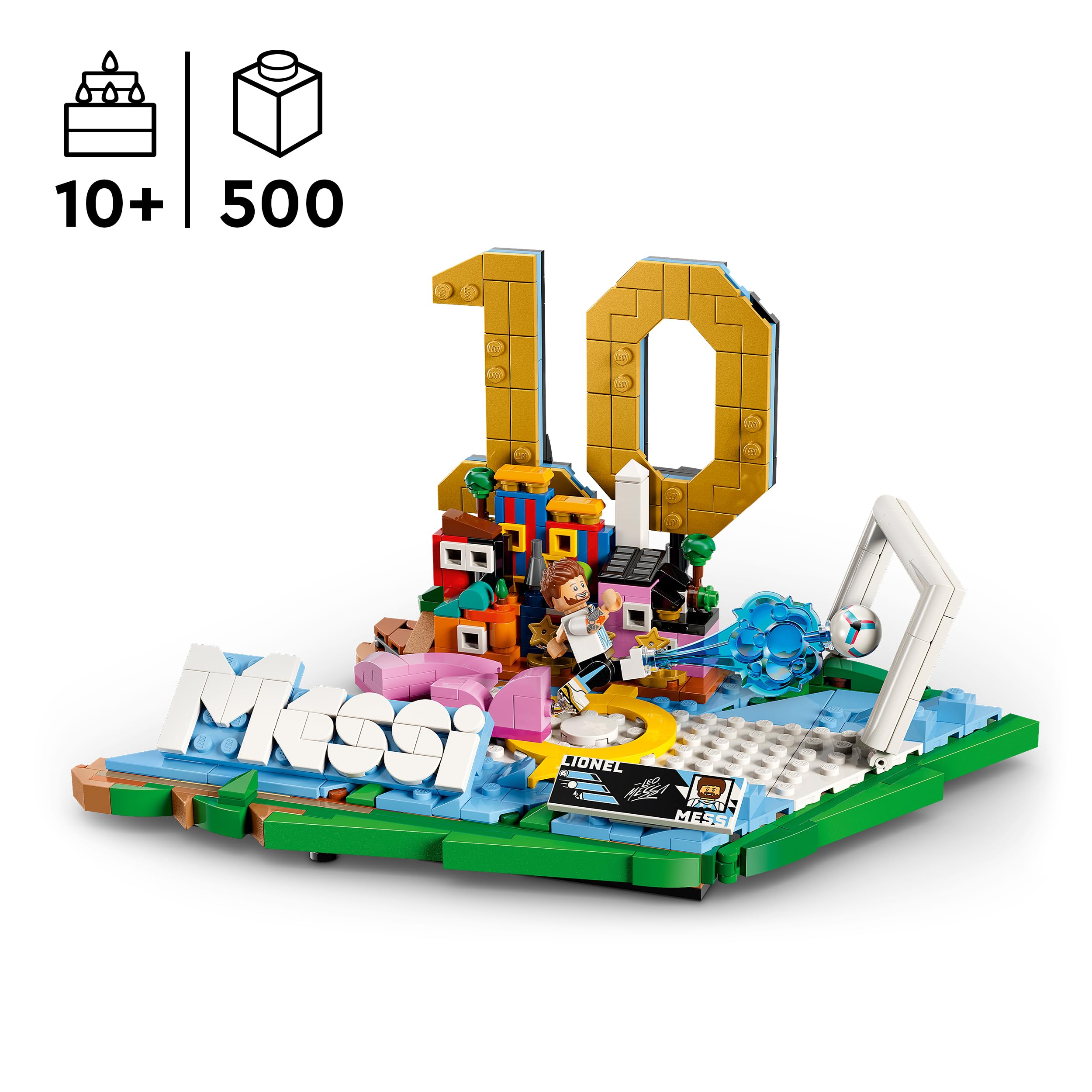 LEGO Editions Lionel Messi – Football Highlights Building Set | Model 43011 | Ages 10+