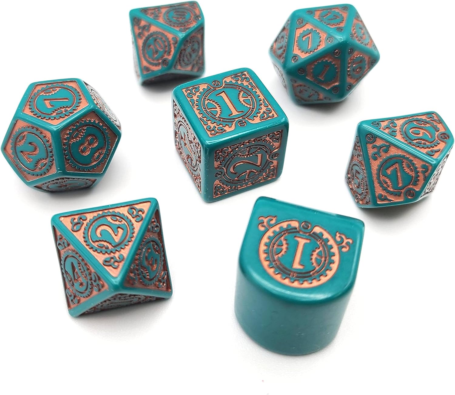 Q Workshop Set 7 Nuts Nautical Apparatus Dice Set 5