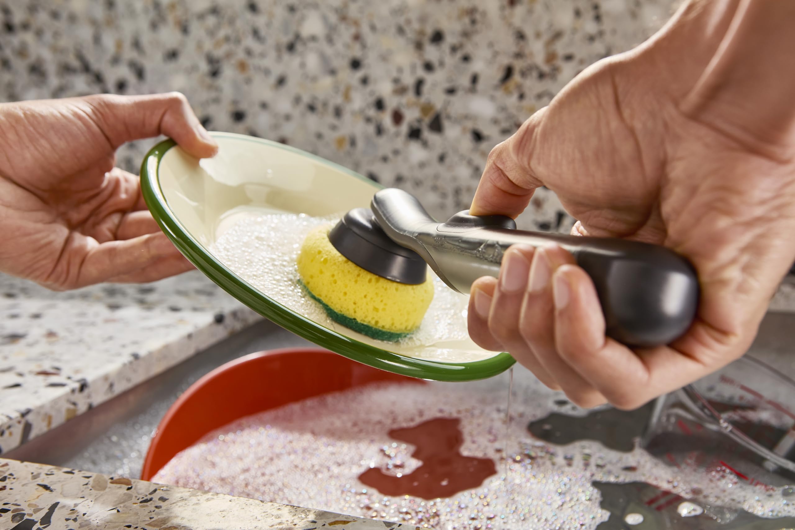 Joseph Joseph SinkTech Kitchen Sponge Replacement Heads - Pack of 2, Yellow 6