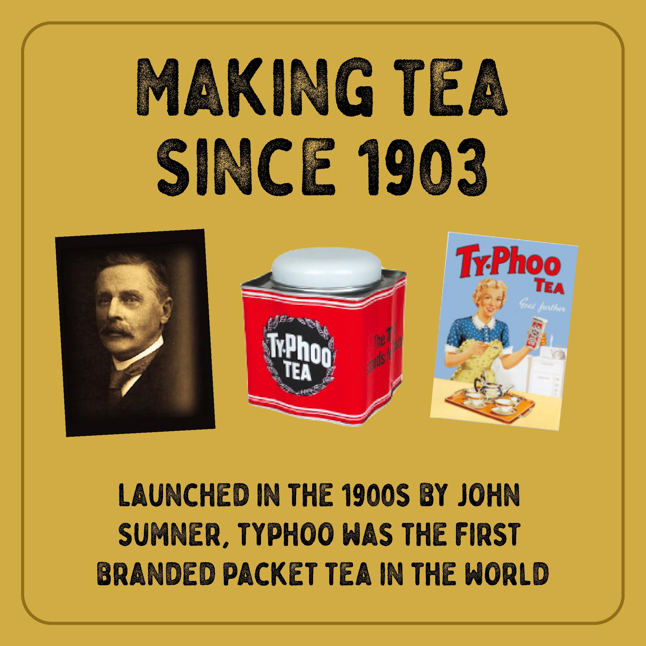 Typhoo - Gold Luxury Black Tea 80 Tea Bags 5