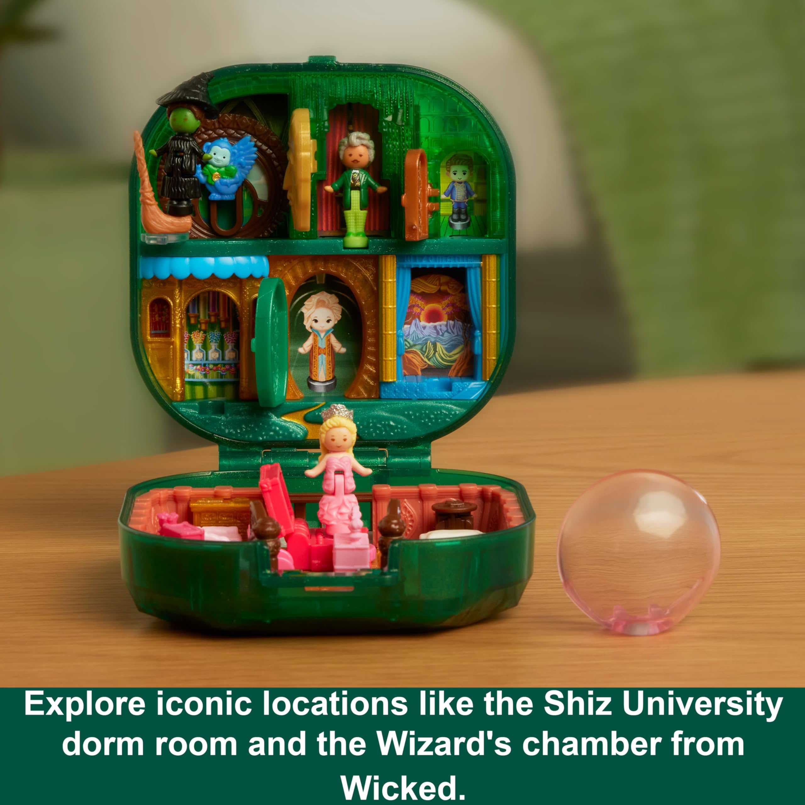 Polly Pocket x Wicked Collector Compact - Micro Dolls & Playset for Ages 4+ 19