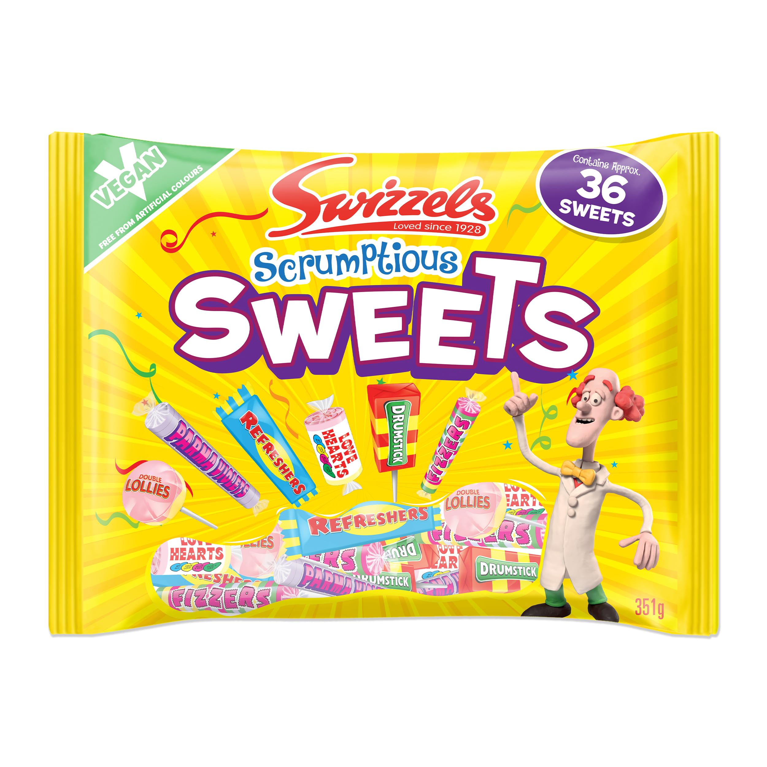 Swizzels Scrumptious Sweets - Assorted Chewy and Hard Candies Selection