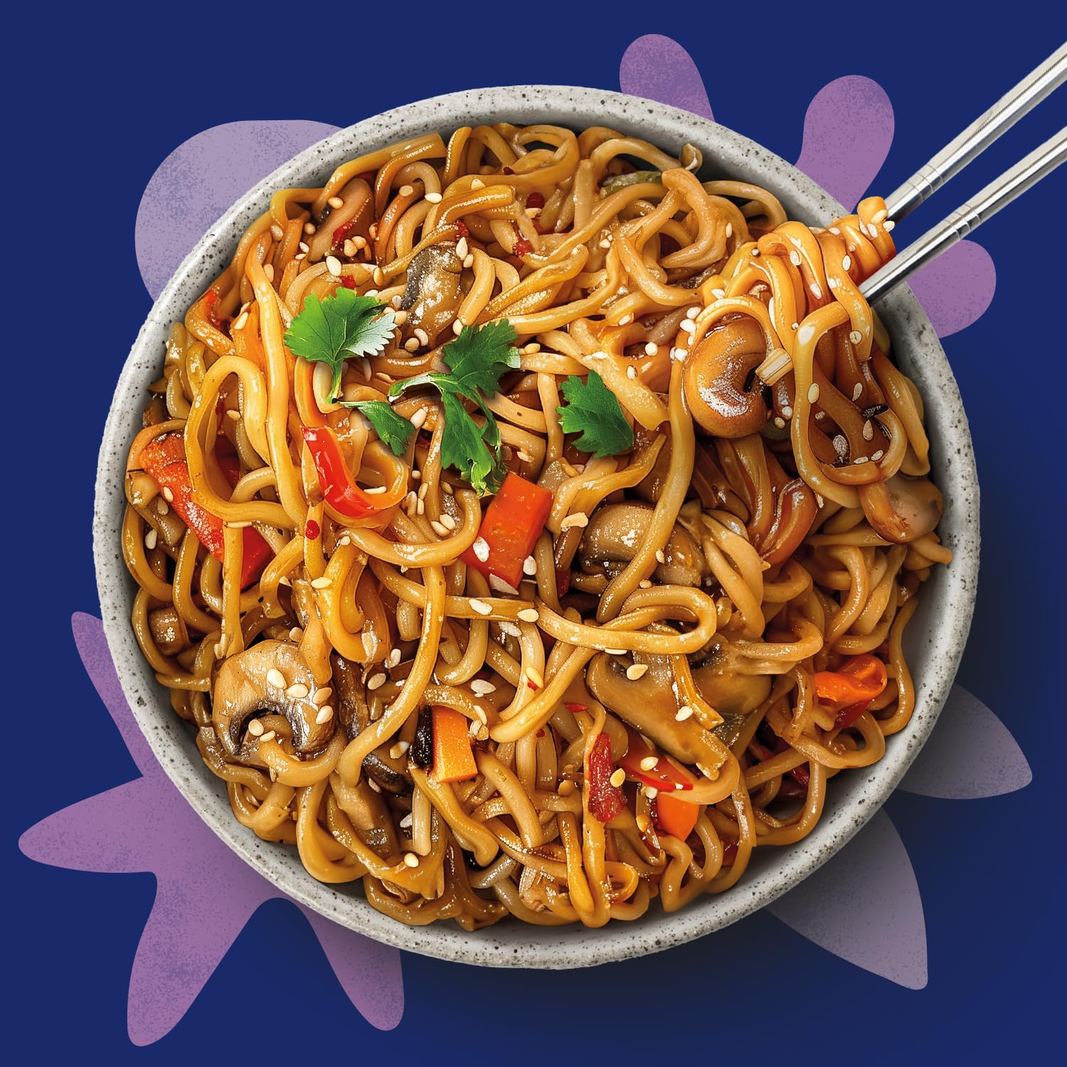 Ben's Original - Street Food Chinesische Chow Mein Style Nudeln Fertiggericht (6x 250g) 5