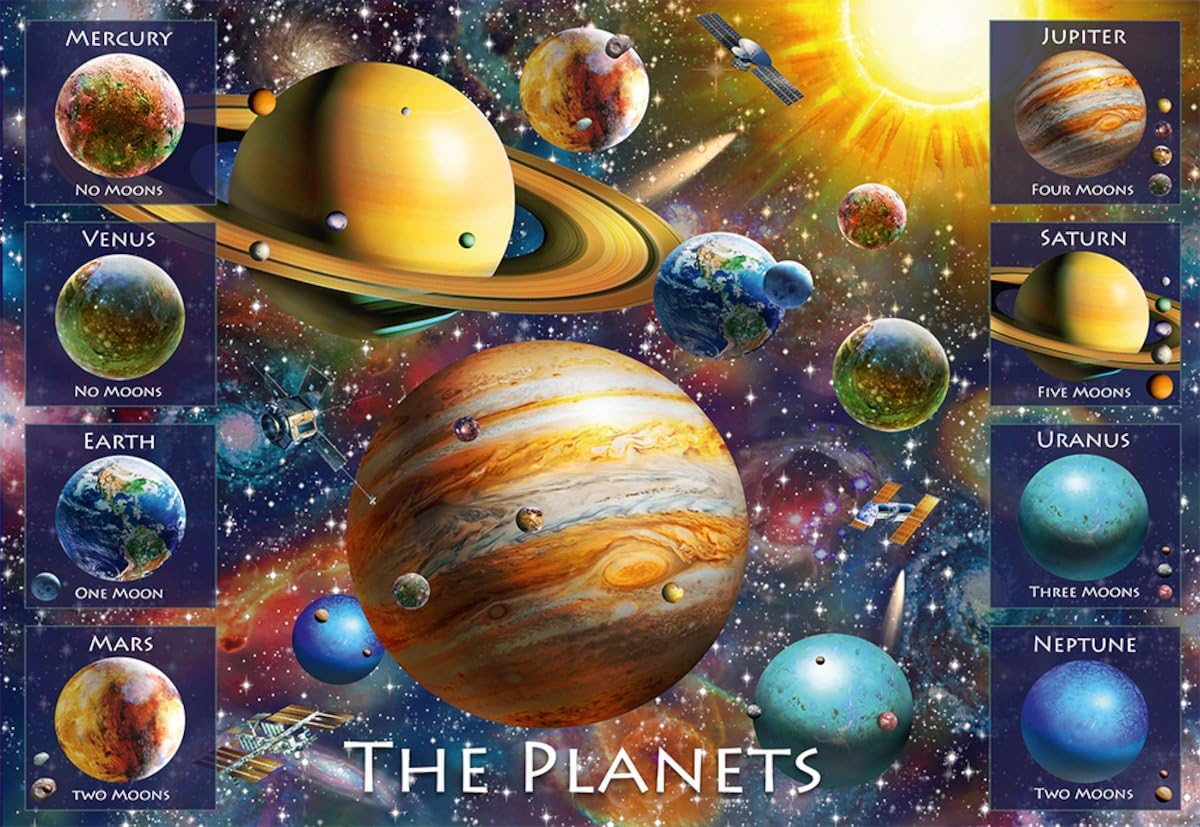 Ravensburger The Planets 100 Piece Jigsaw Puzzle - XXL Pieces for Kids 6 Years & Up 9