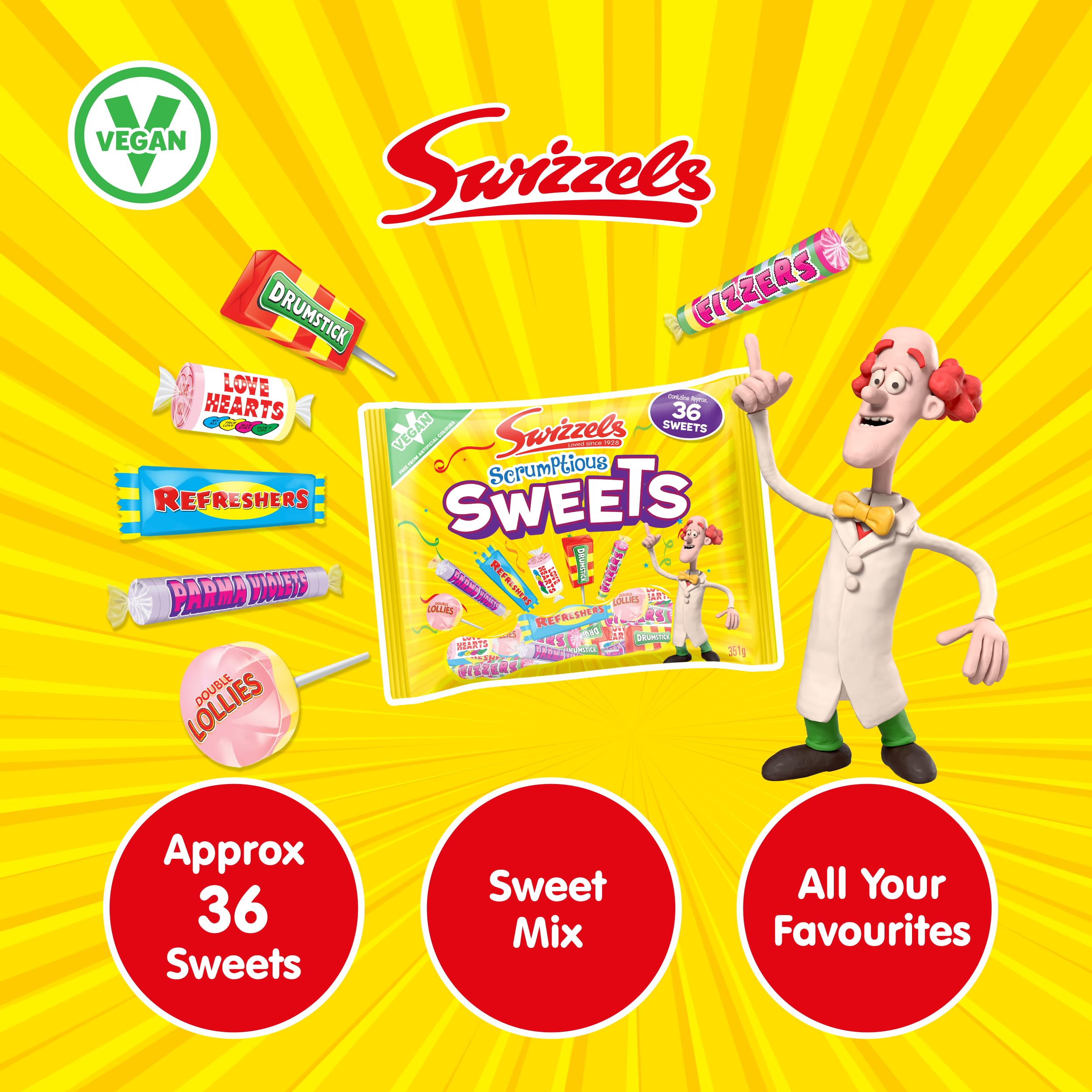 Swizzels Scrumptious Sweets - Assorted Chewy and Hard Candies Selection 3