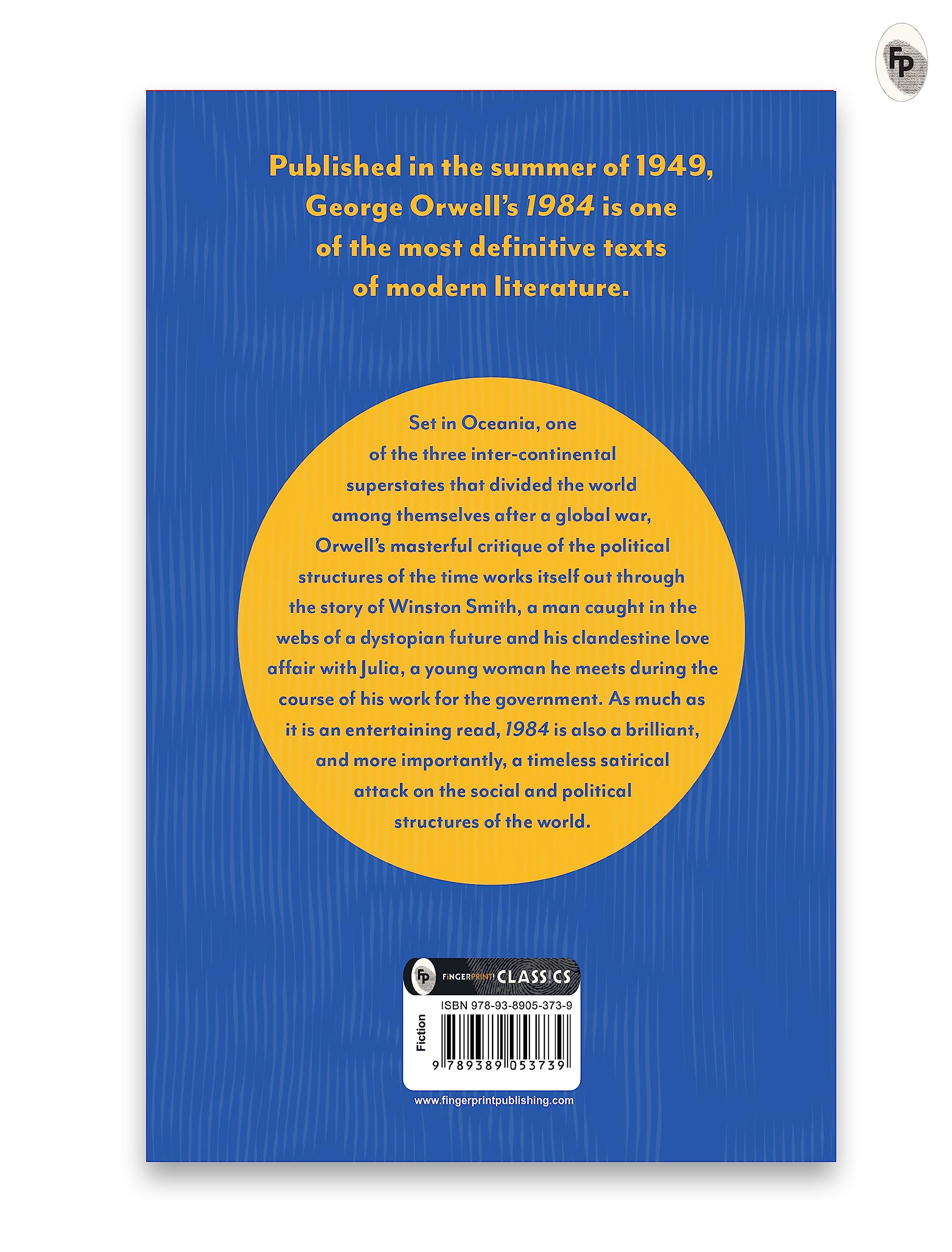 FINGERPRINT with FP logo Orwell G - Animal Farm & 1984 Dystopian Classics Collection | Paperback | English 6