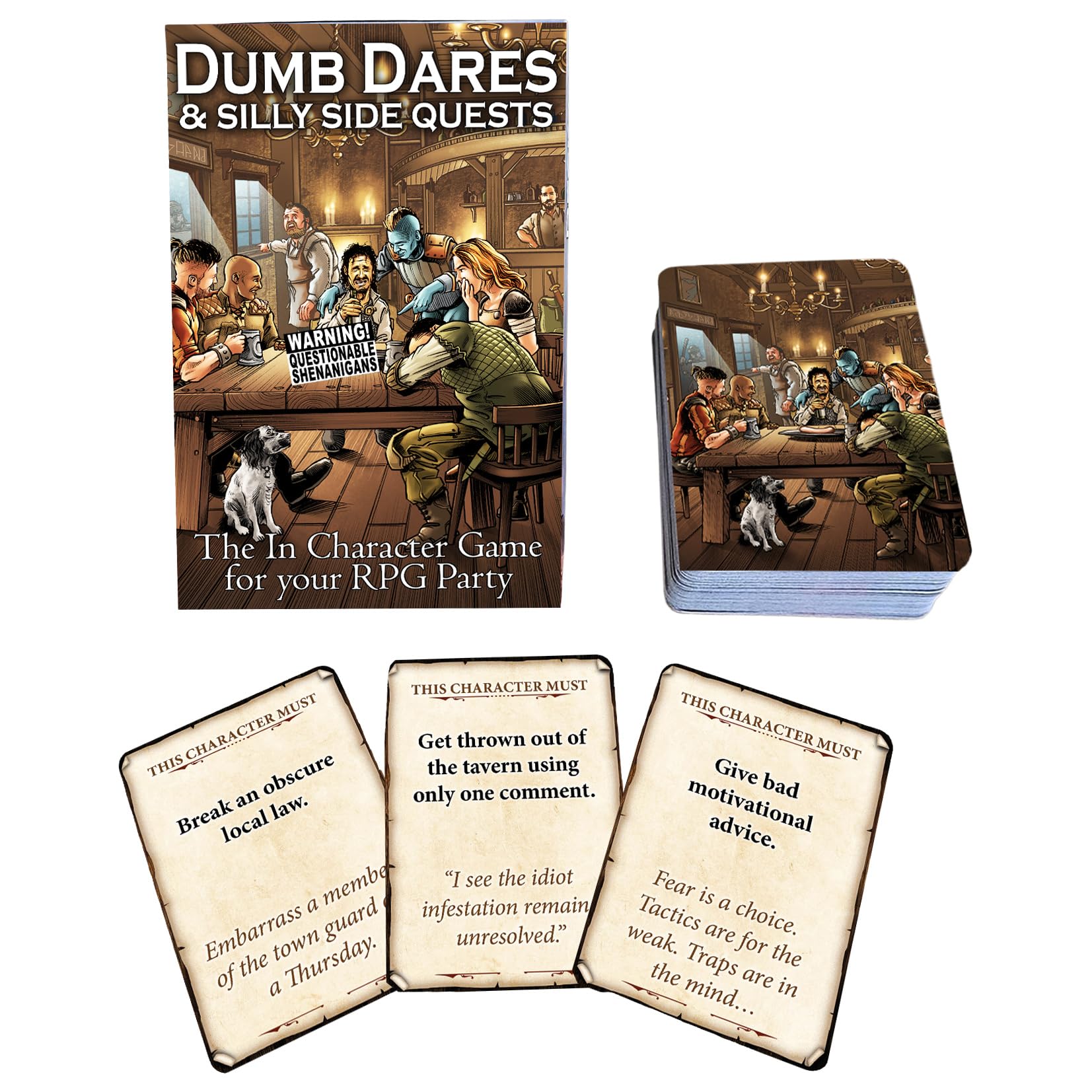 Loke Battlemats Dumb Dares &amp; Silly Side Quests Kartenspiel 8