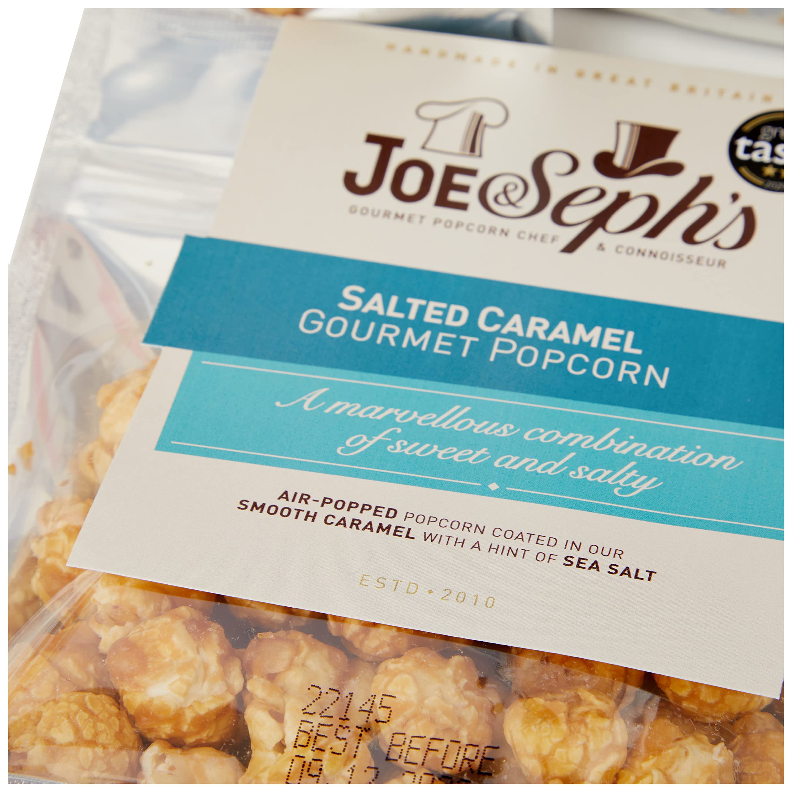 Joe & Seph's Gourmet Popcorn Tasting Box - 5 Flavours Including Salted Caramel & Goat's Cheese & Black Pepper 7
