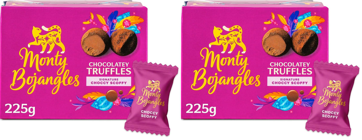 Monty Bojangles Grand Trinket Chocolatey Truffles Gift Box - 2 x 225g