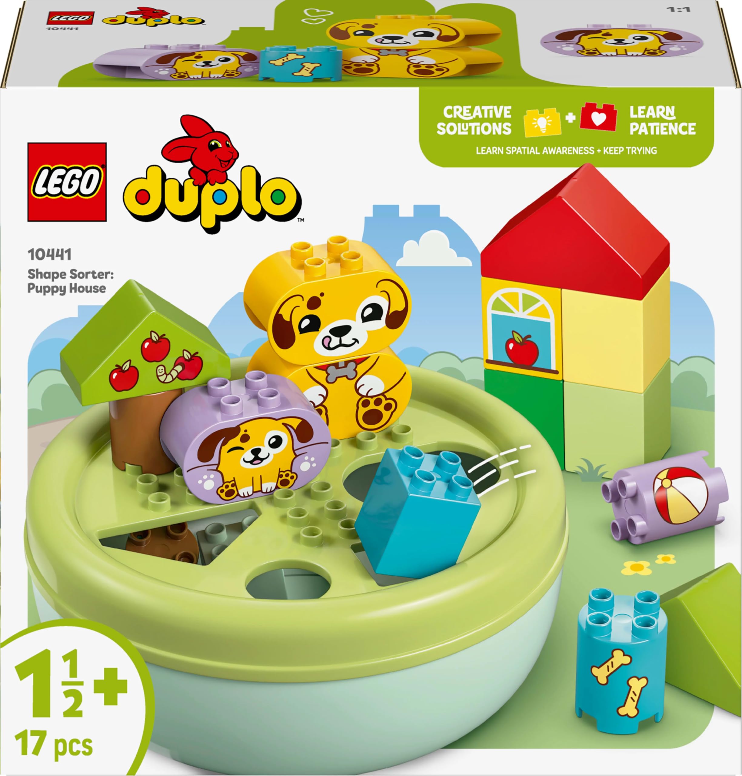LEGO DUPLO Shape Sorter: Puppy House - Educational Building Toy for Toddlers 18+ Months 13